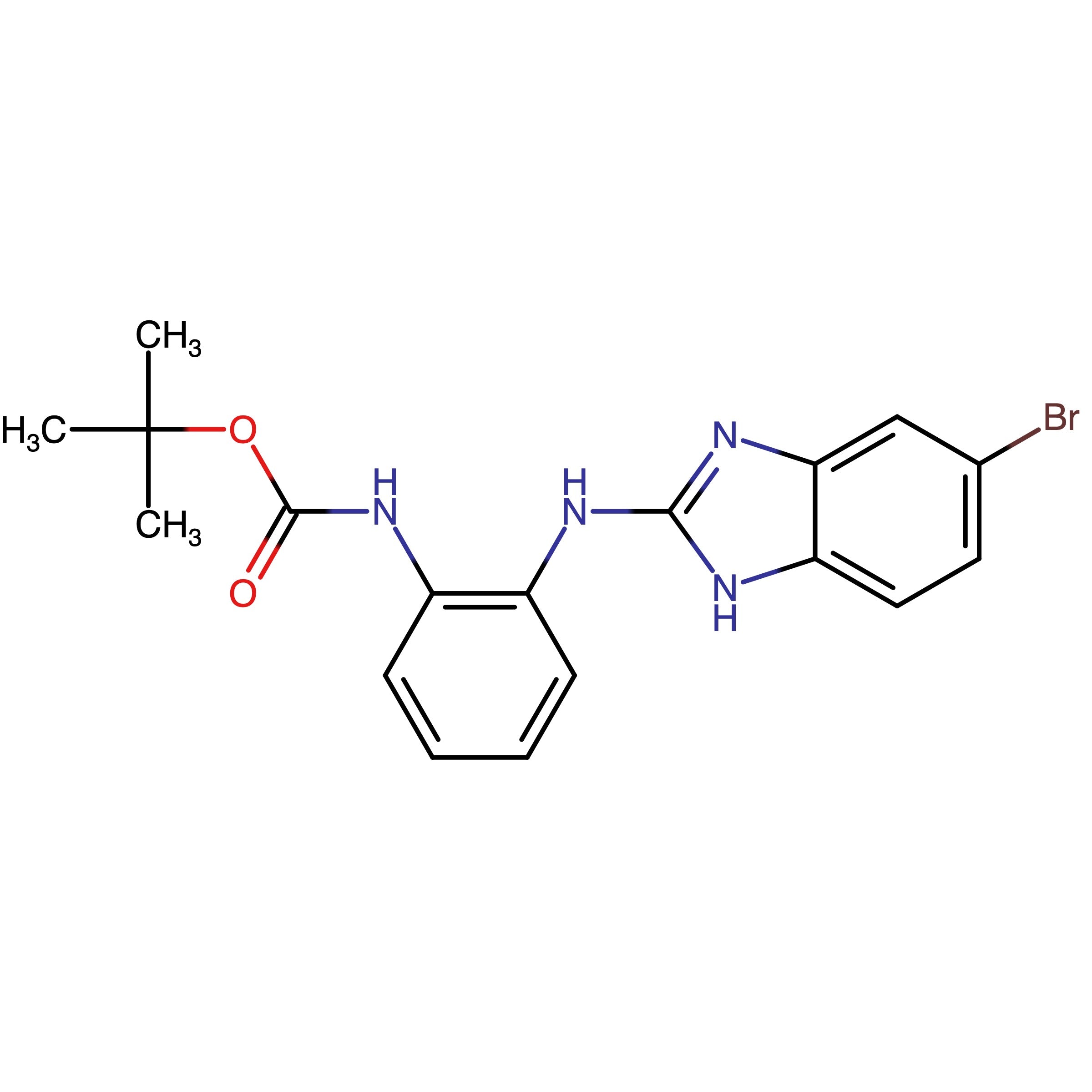 CAS 1965305-69-4 | tert-Butyl 2-(5-bromo-1H-benzo[d]imidazol-2-ylamino)phenylcarbamate