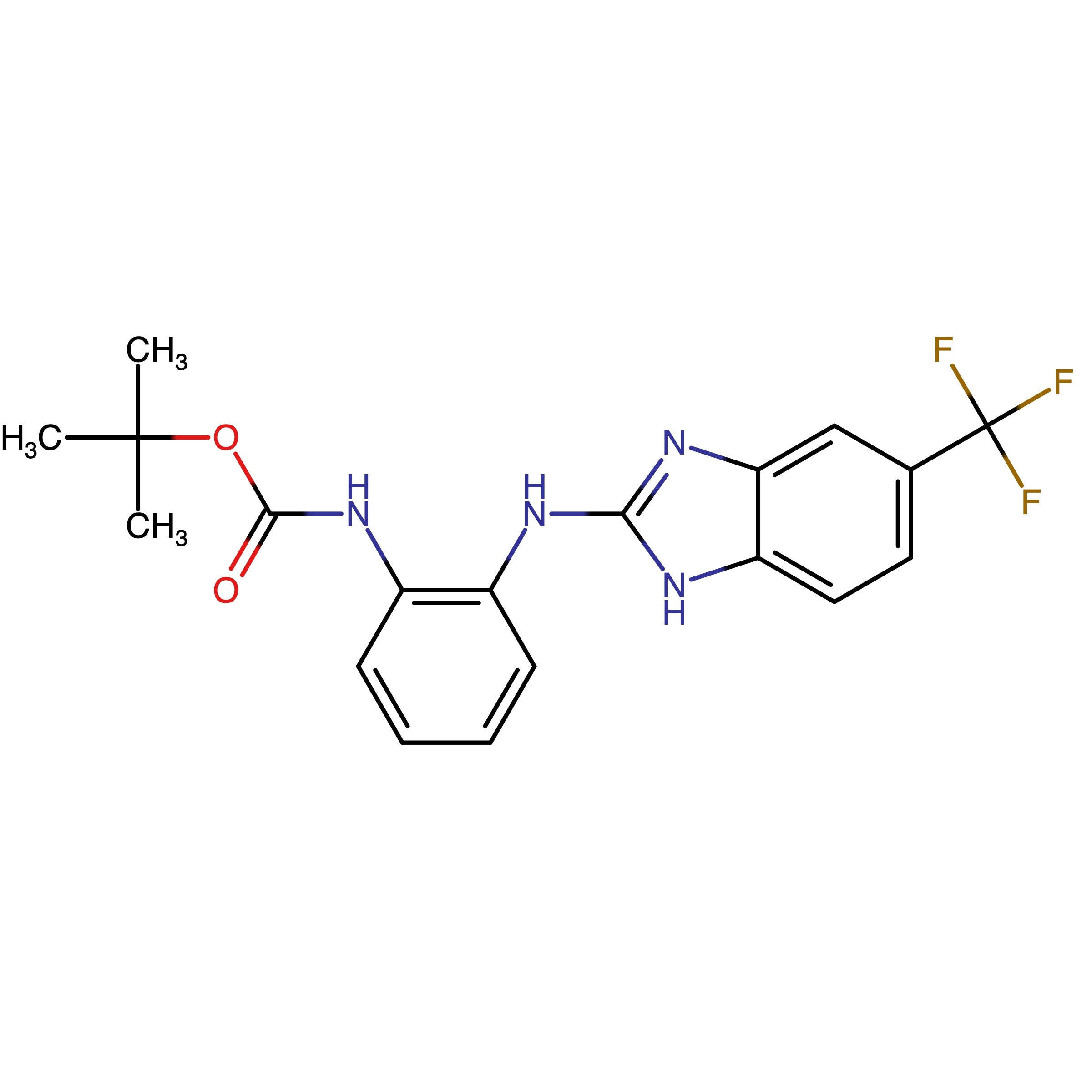CAS 1965305-70-7 | tert-Butyl (2-((5-(trifluoromethyl)-1H-benzo[d]imidazol-2-yl)amino)phenyl)carbamate
