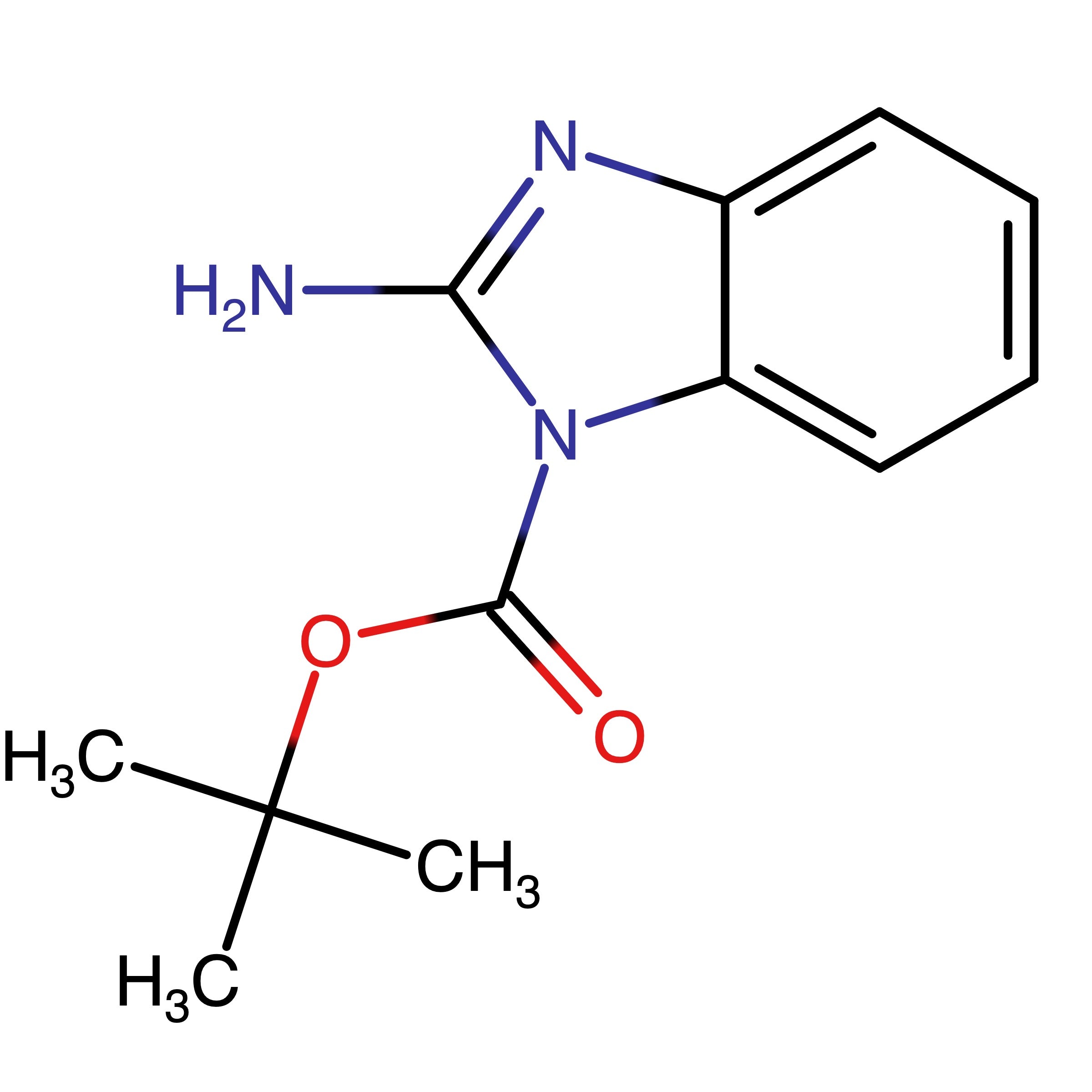CAS 1383133-23-0 | tert-Butyl 2-aminobenzimidazole-1-carboxylate | MFCD22415337