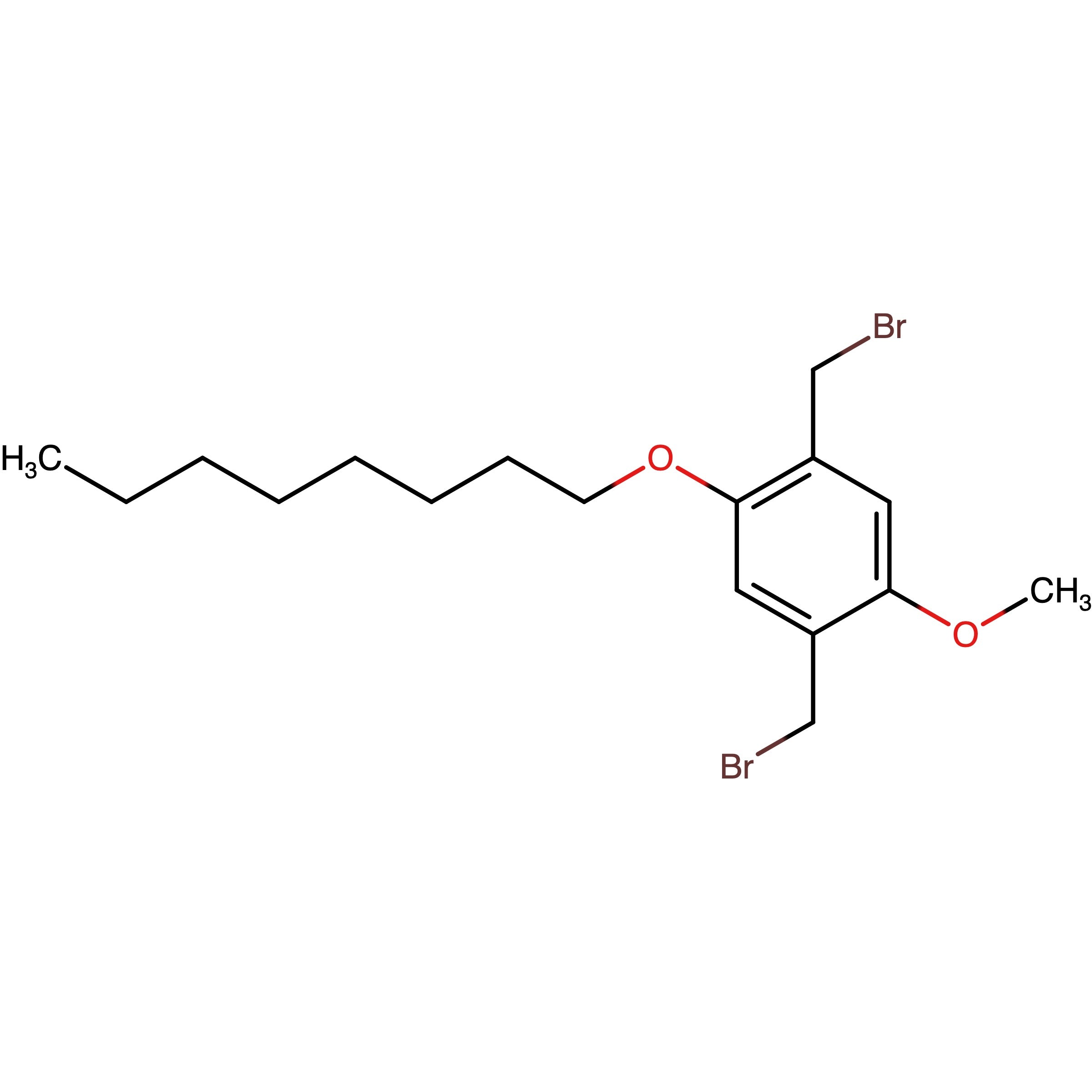 CAS 151835-56-2 | 1,4-Bis(bromomethyl)-2-methoxy-5-(octyloxy)benzene | MFCD05664302