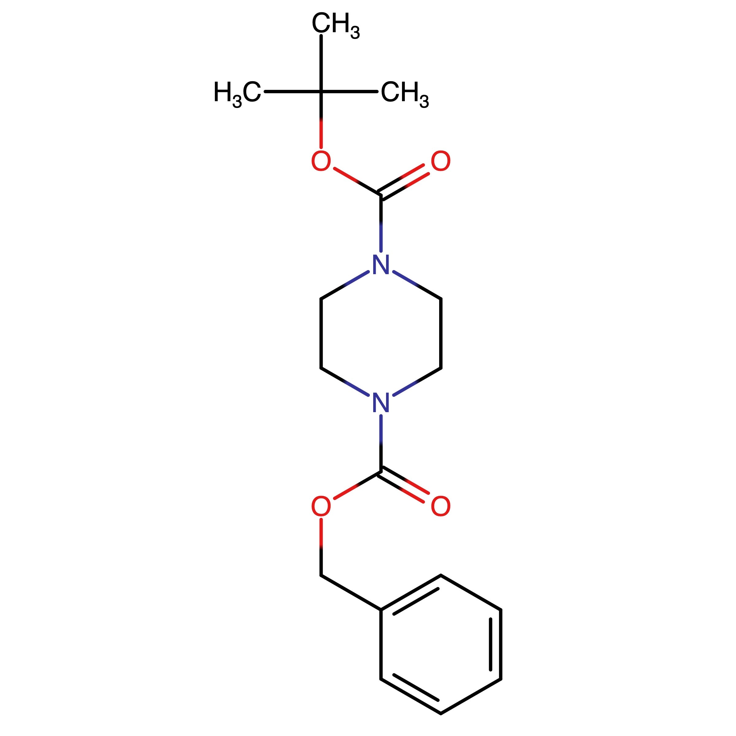 CAS 121370-60-3 | tert-Butyl 4-((benzyloxy)carbonyl) piperazine-1-carboxylate | MFCD16892489