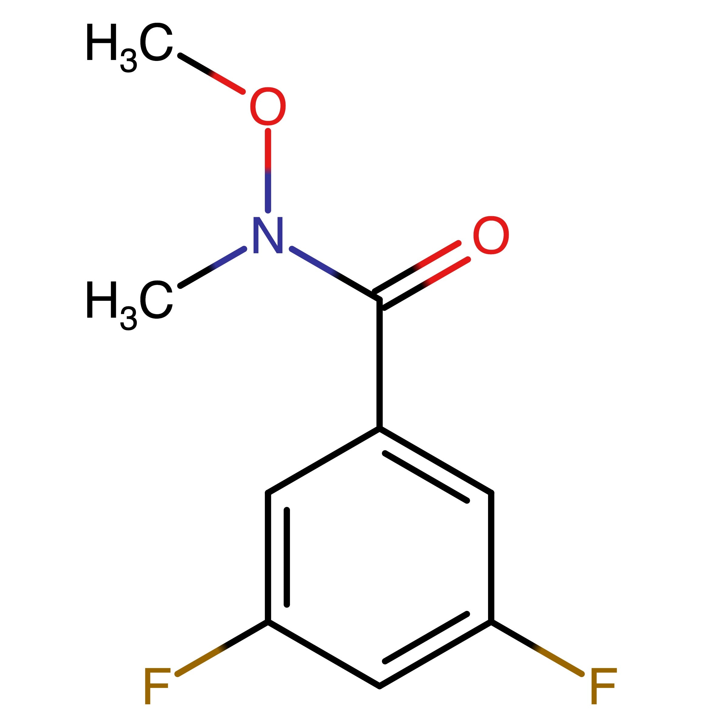 CAS 874889-34-6 | 3,5-Difluoro-N-methoxy-N-methylbenzamide | MFCD18839876