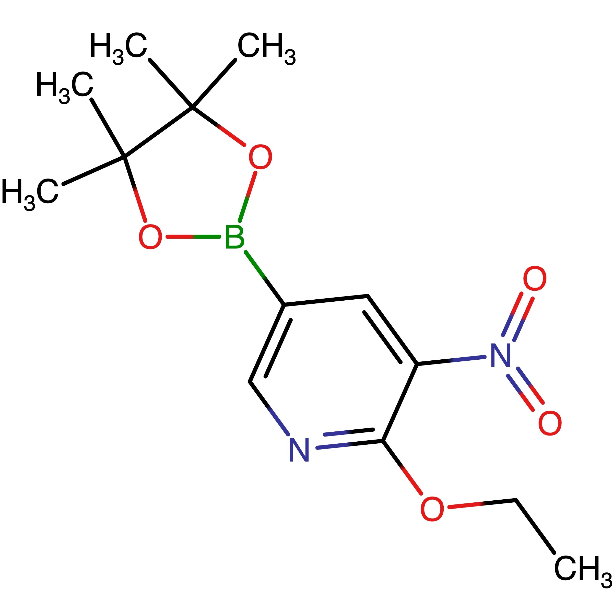 CAS 2194550-40-6 | 2-Ethoxy-3-nitro-5-(4,4,5,5-tetramethyl-1,3,2-dioxaborolan-2-yl)pyridine