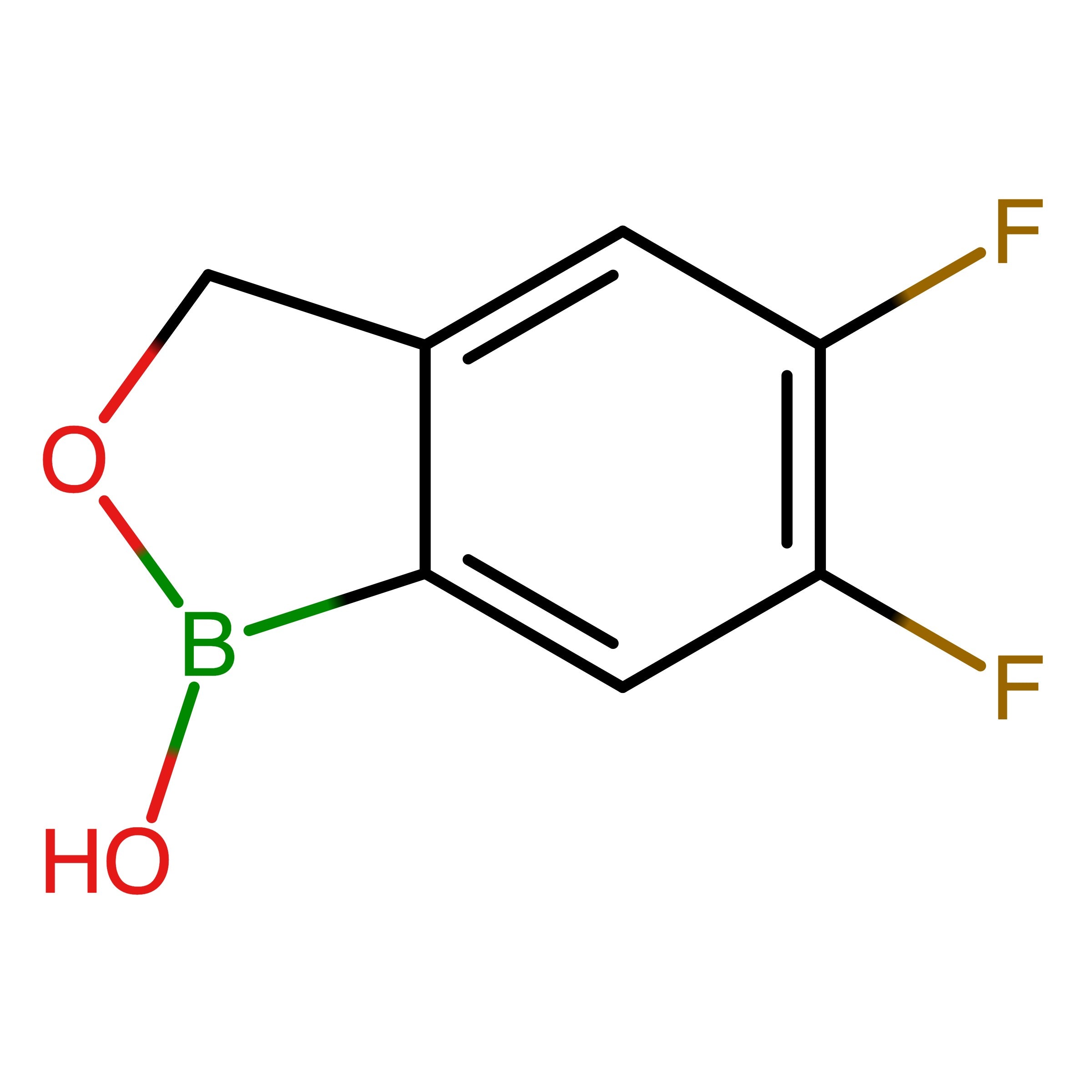 CAS 174671-91-1 | 5,6-Difluoro-1,3-dihydro-1-hydroxy-2,1-benzoxaborole | MFCD22415415