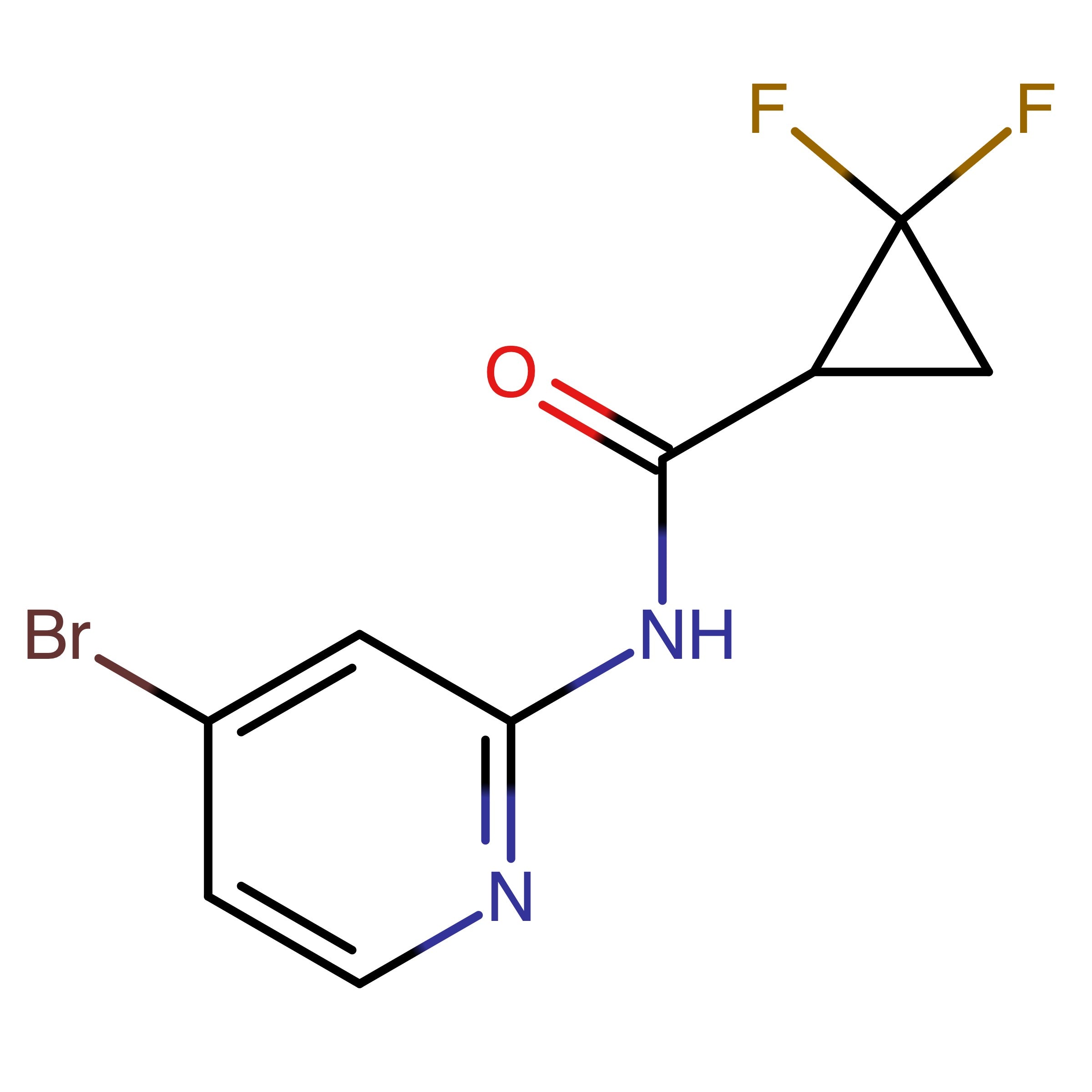 CAS 1801684-79-6 | N-(4-Bromopyridin-2-yl)-2,2-difluorocyclopropane-1-carboxamide