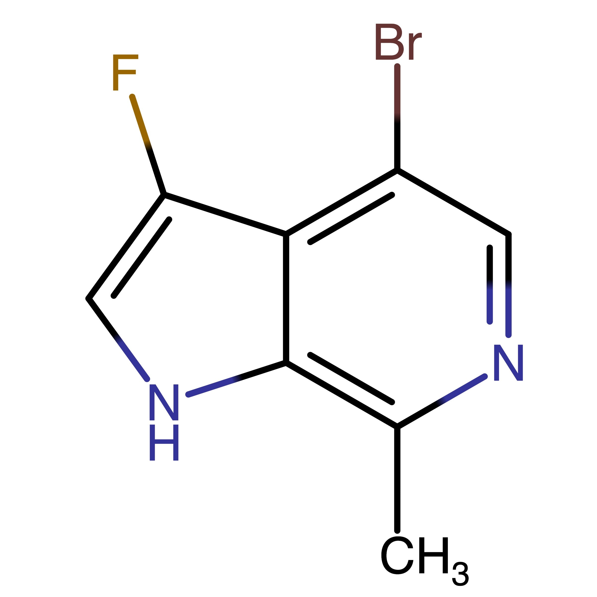 CAS 1801685-11-9 | 4-Bromo-3-fluoro-7-methyl-1H-pyrrolo[2,3-c]pyridine