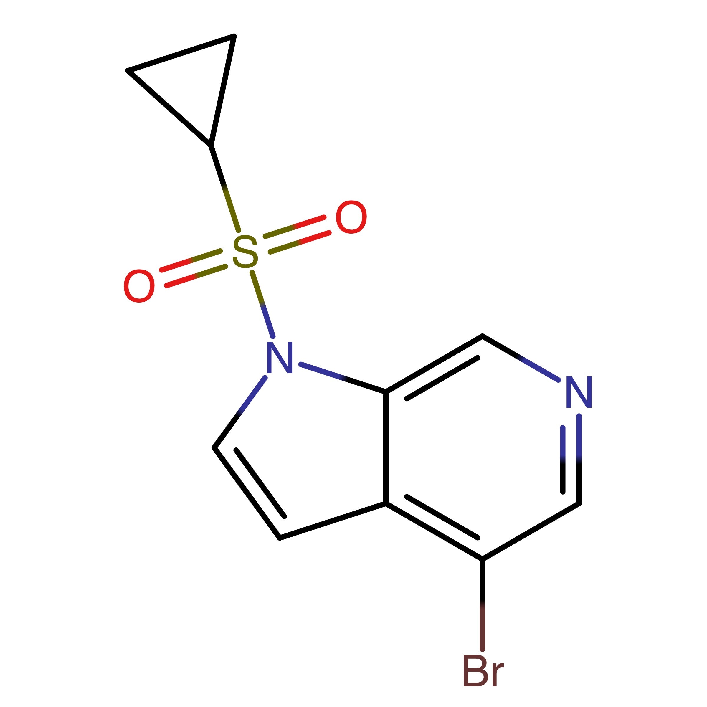 CAS 1801685-01-7 | 4-Bromo-1-(cyclopropylsulfonyl)-1H-pyrrolo[2,3-c]pyridine