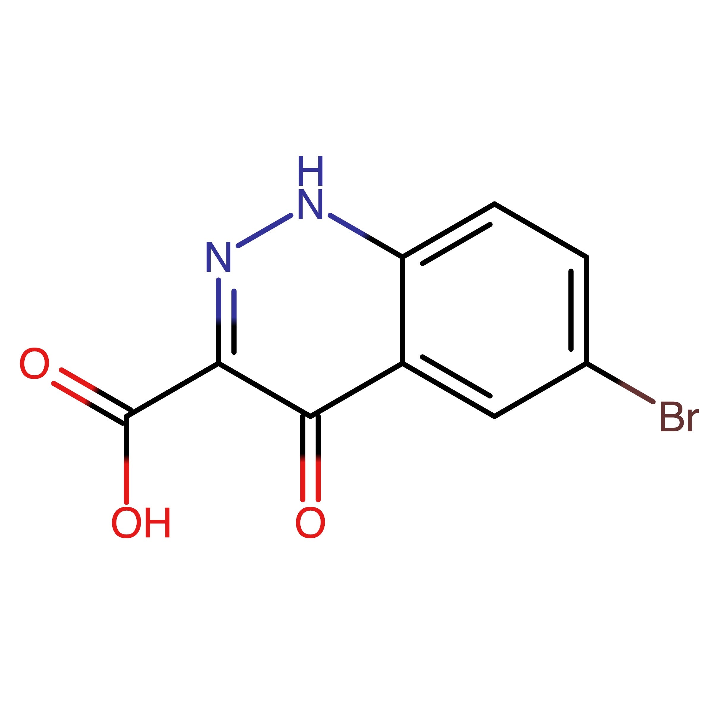CAS 61588-11-2 | 6-Bromo-4-oxo-1,4-dihydro-3-cinnolinecarboxylic acid | MFCD28040853