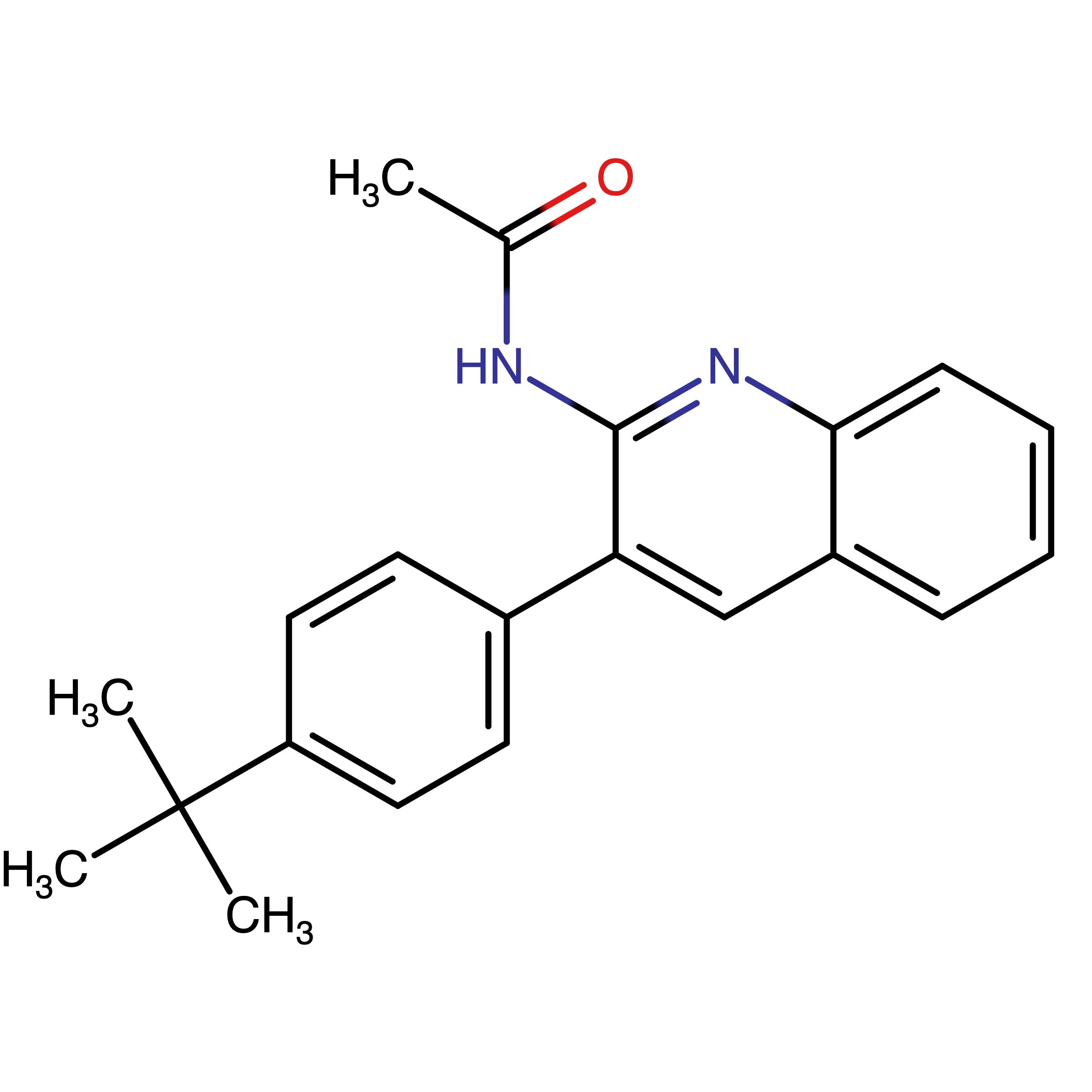 CAS 2677029-60-4 | N-(3-(4-(tert-Butyl)phenyl)quinolin-2-yl)acetamide