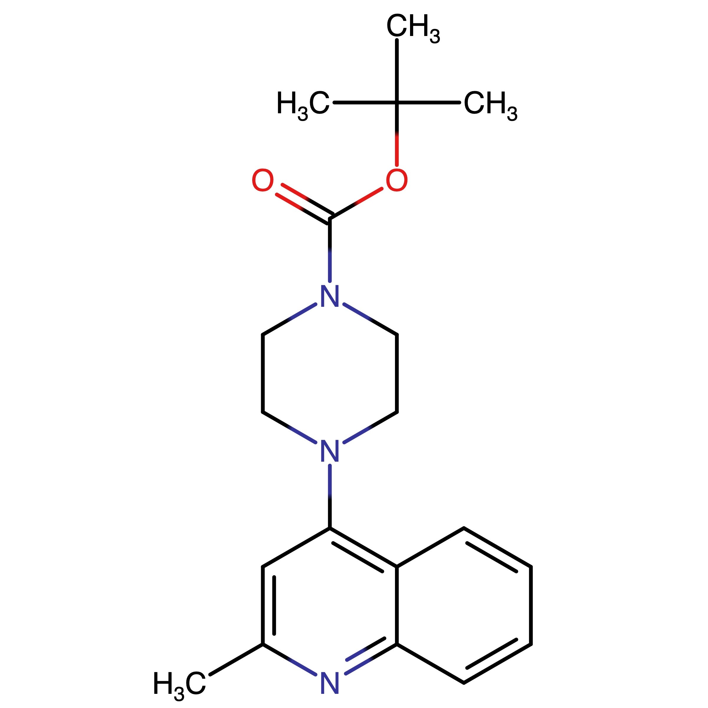 CAS 927801-86-3 | tert-Butyl 4-(2-methylquinolin-4-yl)piperazine-1-carboxylate