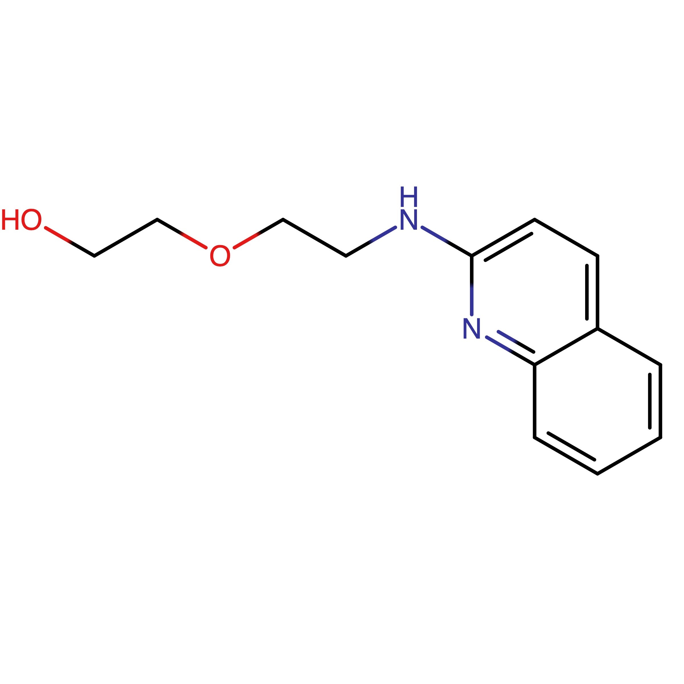 CAS 929-06-6 | 2-(2-(Quinolin-2-yl-amino)ethoxy)ethan-1-ol | MFCD00008181