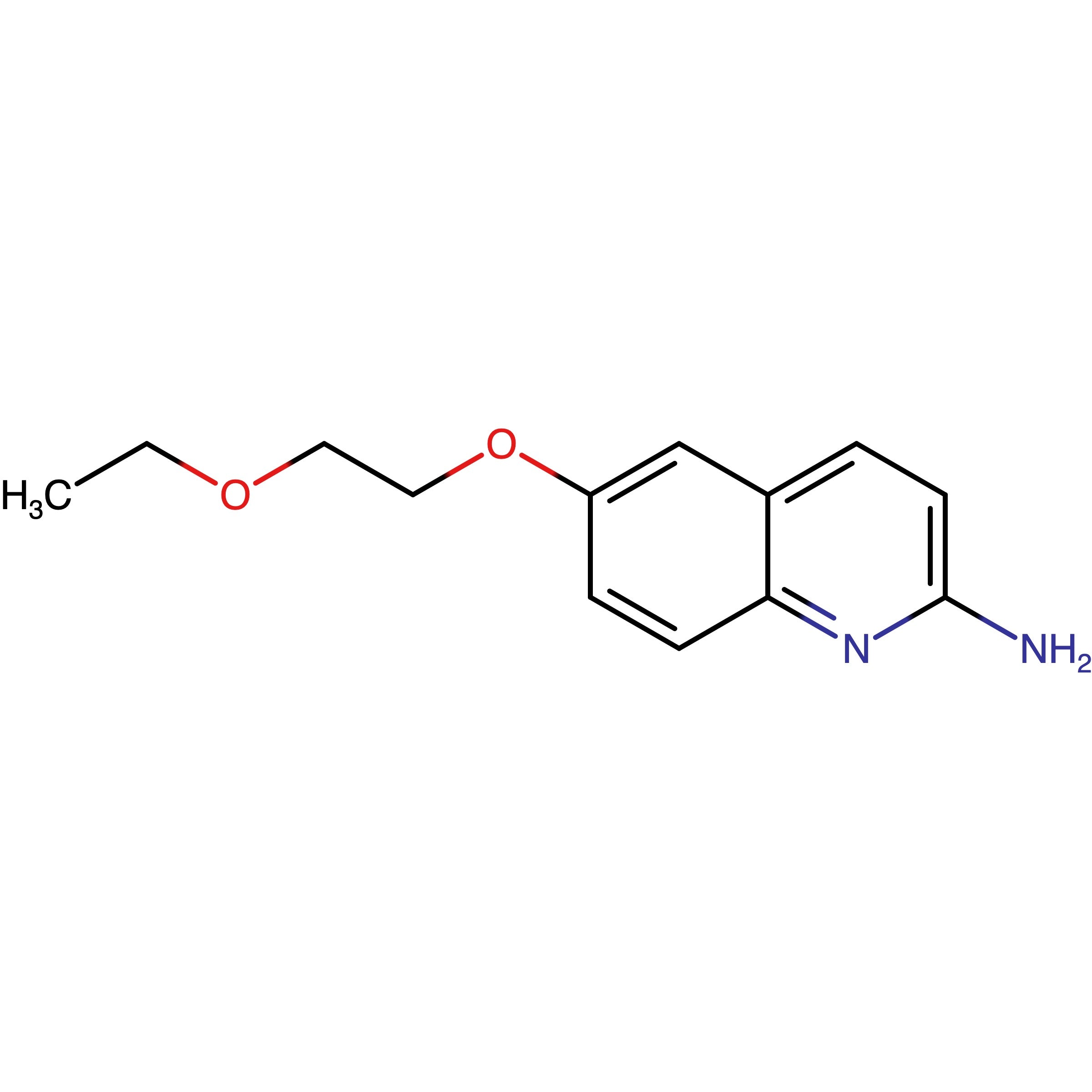 CAS 2556839-03-1 | 6-(2-Ethoxyethoxy)quinolin-2-amine