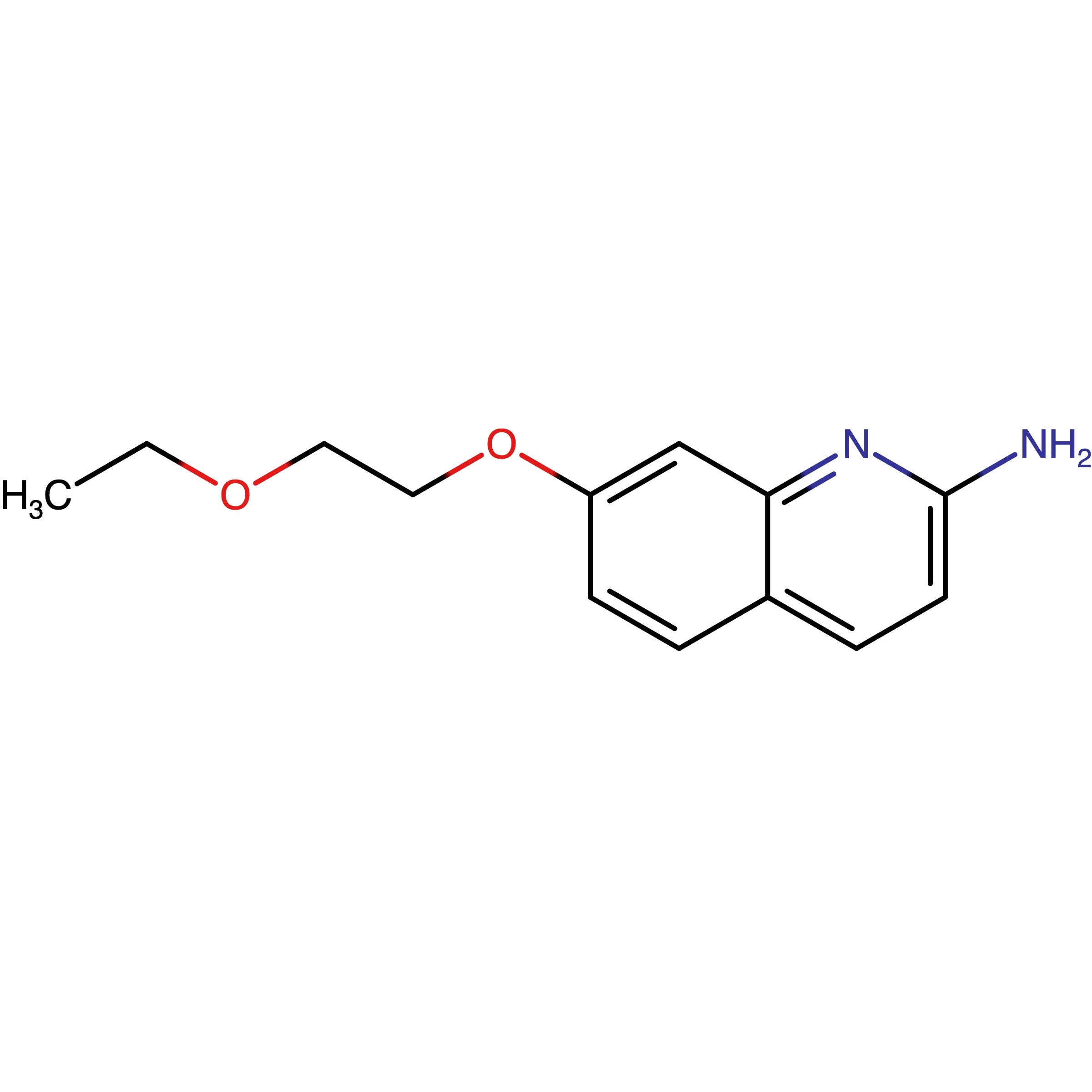 CAS 2556839-80-4 | 7-(2-Ethoxyethoxy)quinolin-2-amine
