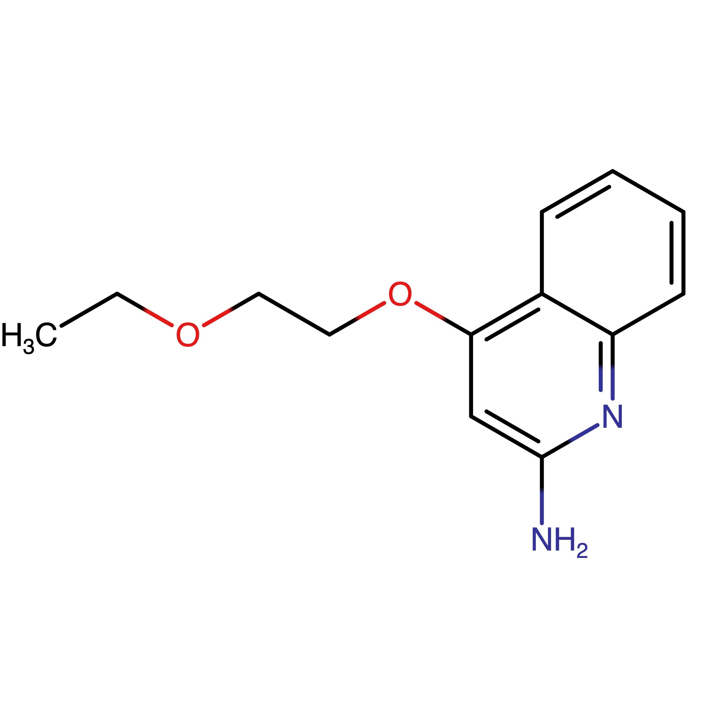 CAS 2556835-66-4 | 4-(2-Ethoxyethoxy)quinolin-2-amine
