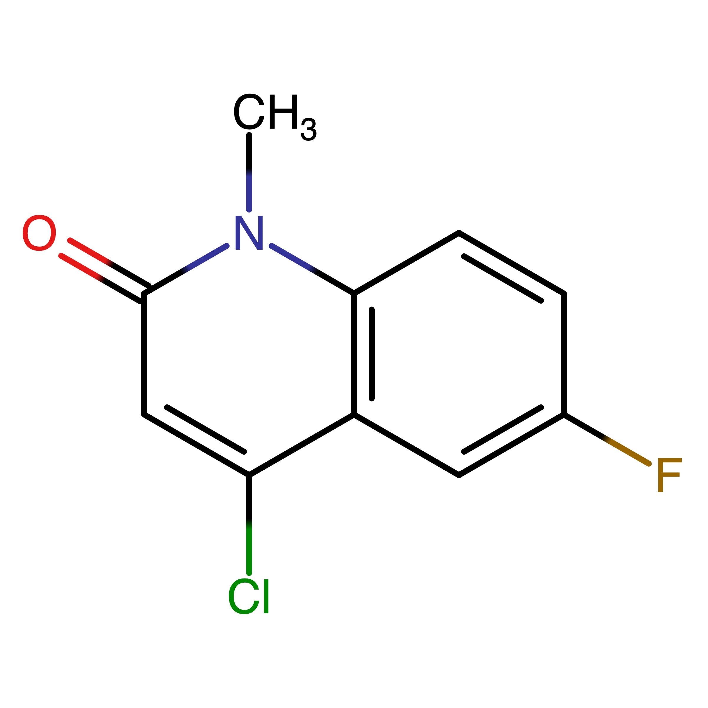 CAS 1613289-30-7 | 4-Chloro-6-fluoro-1-methylquinolin-2(1H)-one