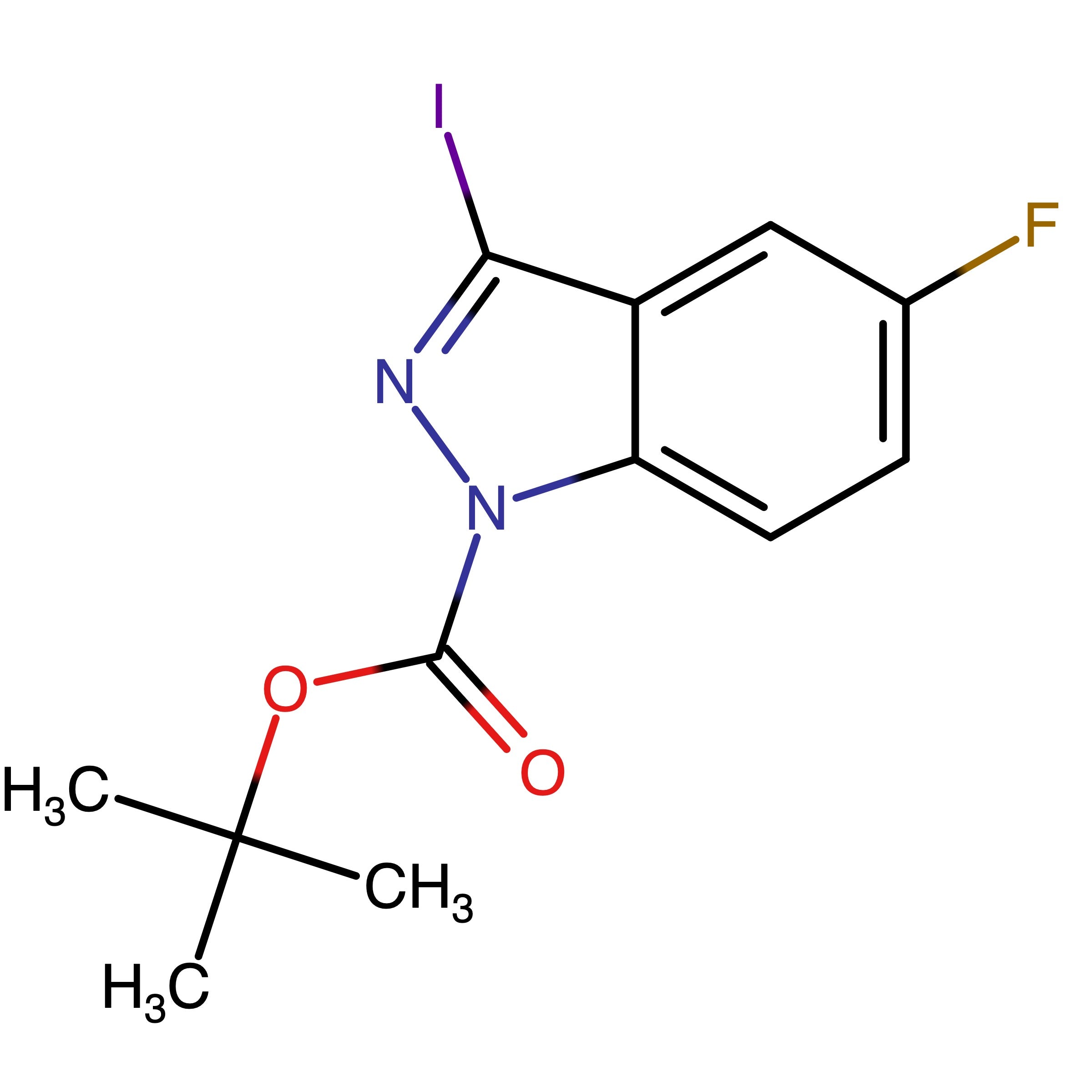CAS 944904-49-8 | tert-Butyl 5-fluoro-3-iodo-1H-indazole-1-carboxylate