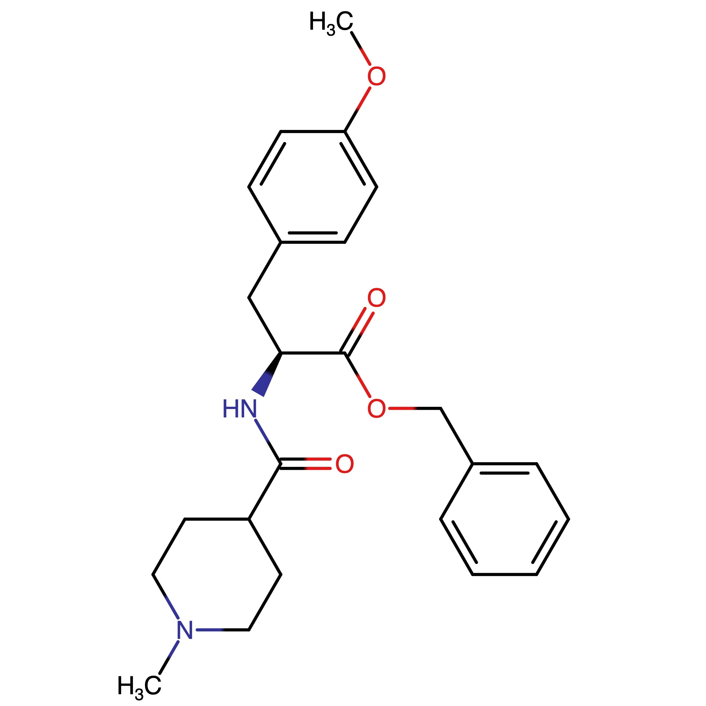 CAS 122225-86-9 | Benzyl (S)-3-(4-methoxyphenyl)-2-(1-methylpiperidine-4-carboxamido)propanoate