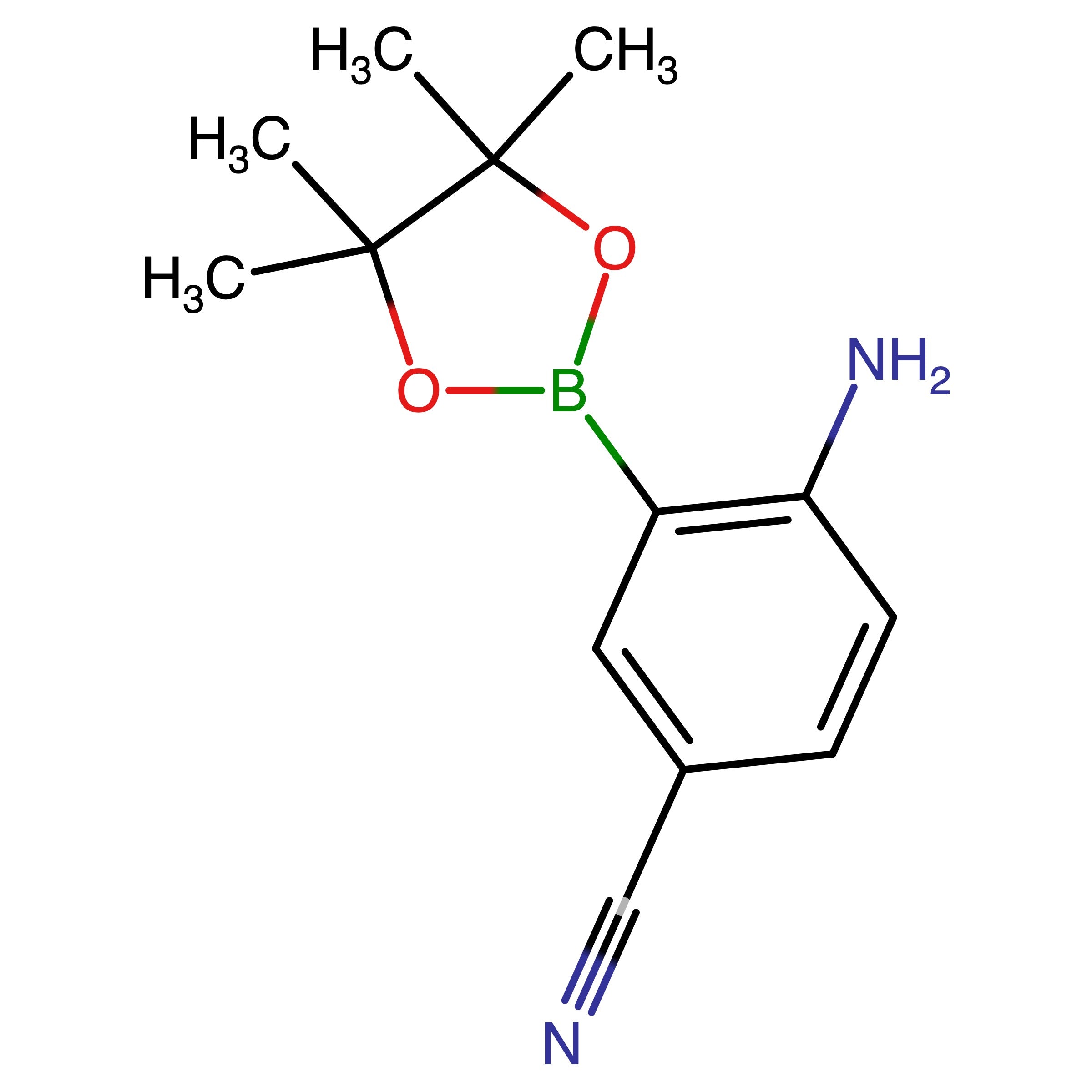 CAS 1315350-04-9 | 4-Amino-3-(4,4,5,5-tetramethyl-1,3,2-dioxaborolan-2-yl)benzonitrile | MFCD12025487