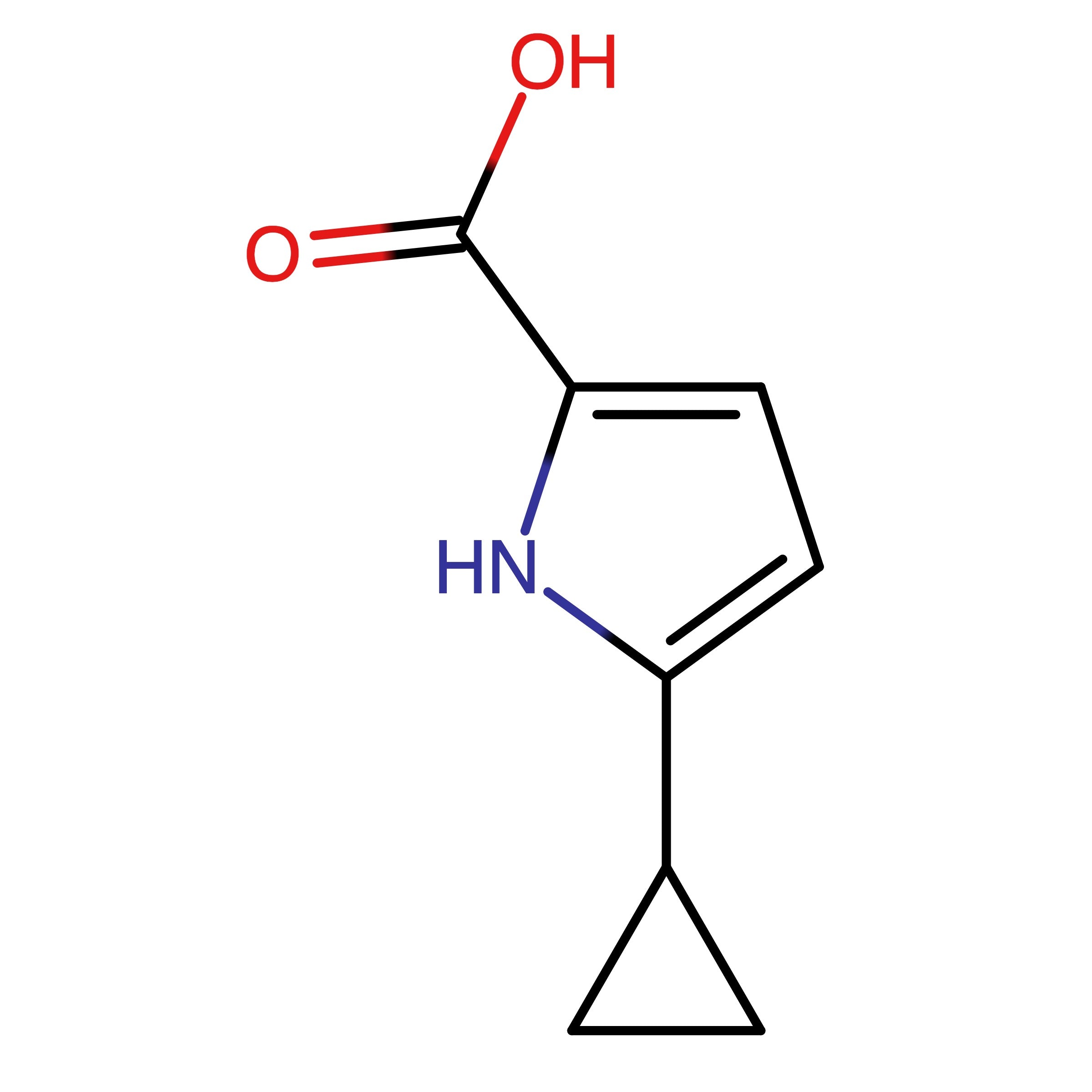 CAS 1553133-47-3 | 5-Cyclopropyl-1H-pyrrole-2-carboxylic acid | MFCD07375473