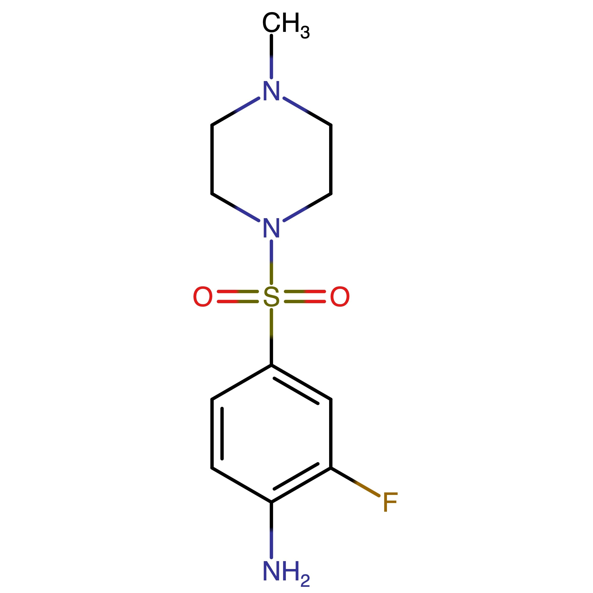 CAS 486422-39-3 | 2-Fluoro-4-((4-methylpiperazin-1-yl)sulfonyl)aniline