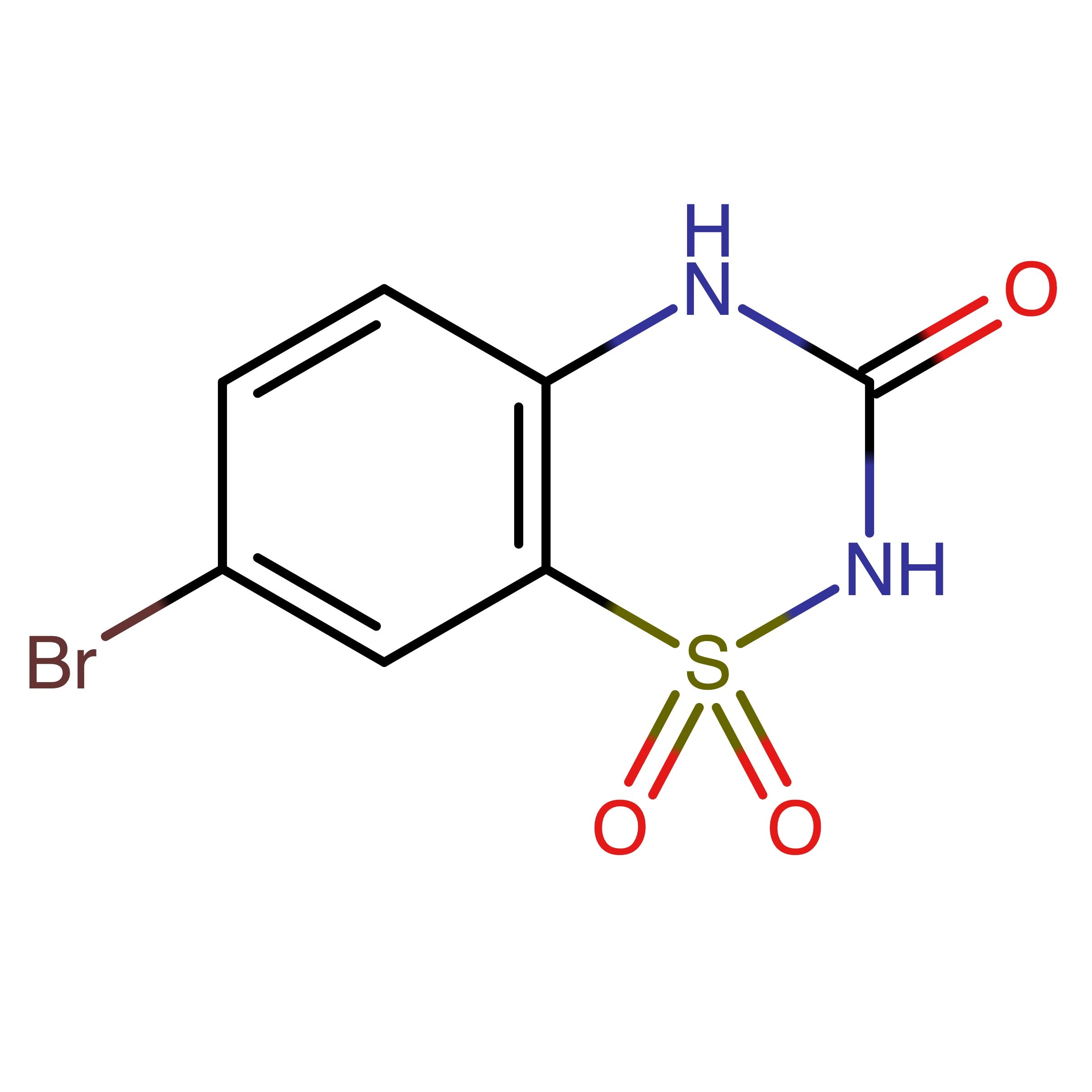 CAS 14141-71-0 | 7-Bromo-2H-benzo[e][1,2,4]thiadiazin-3(4H)-one 1,1-dioxide | MFCD11044131