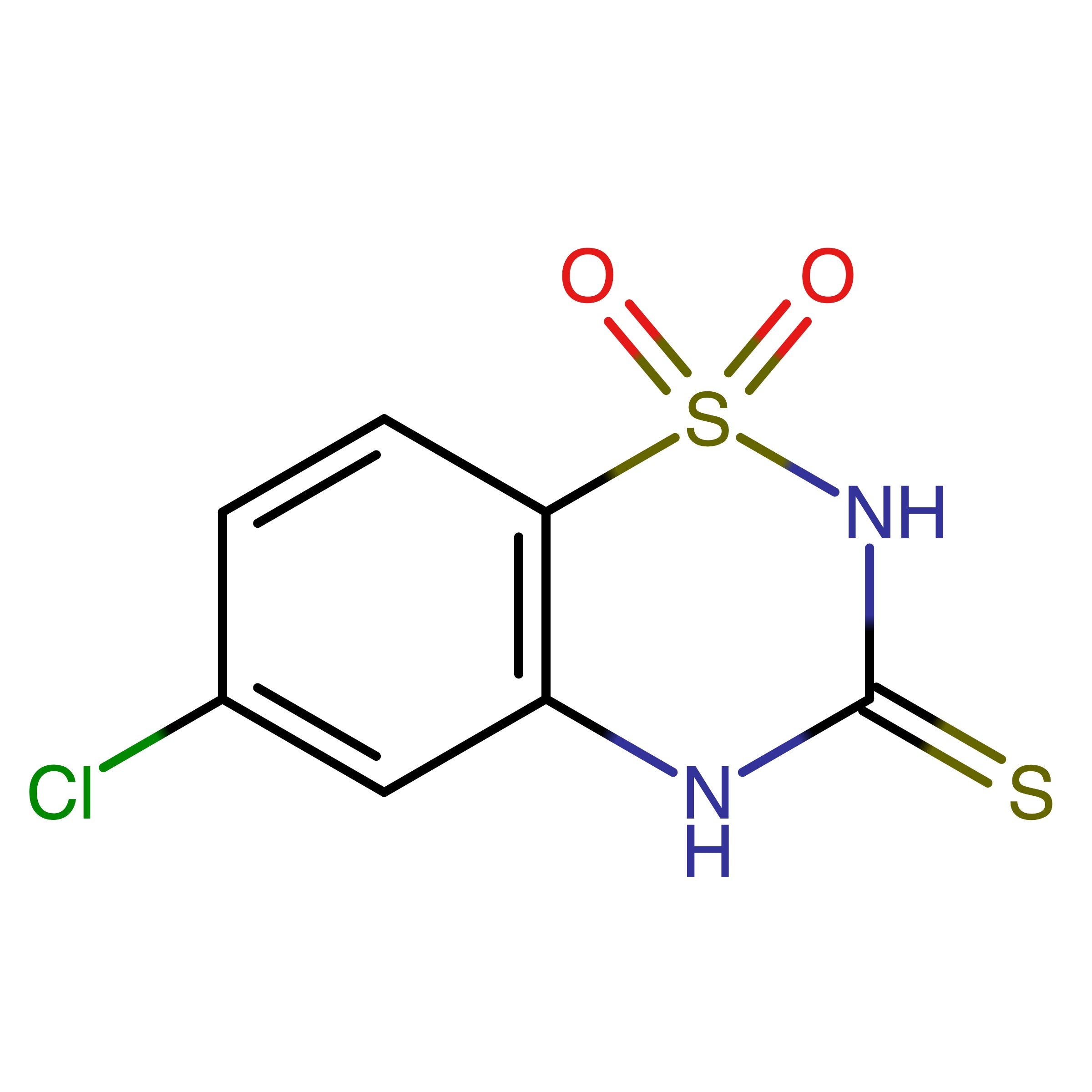 CAS 40009-25-4 | 6-Chloro-2H-benzo[e][1,2,4]thiadiazine-3(4H)-thione 1,1-dioxide