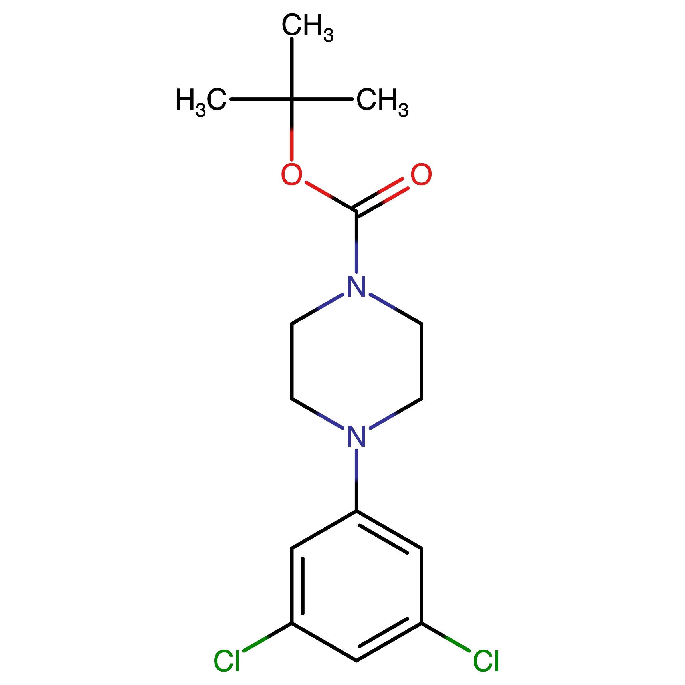 CAS 951626-82-7 | tert-Butyl 4-(3,5-dichlorophenyl)piperazine-1-carboxylate | MFCD09817410