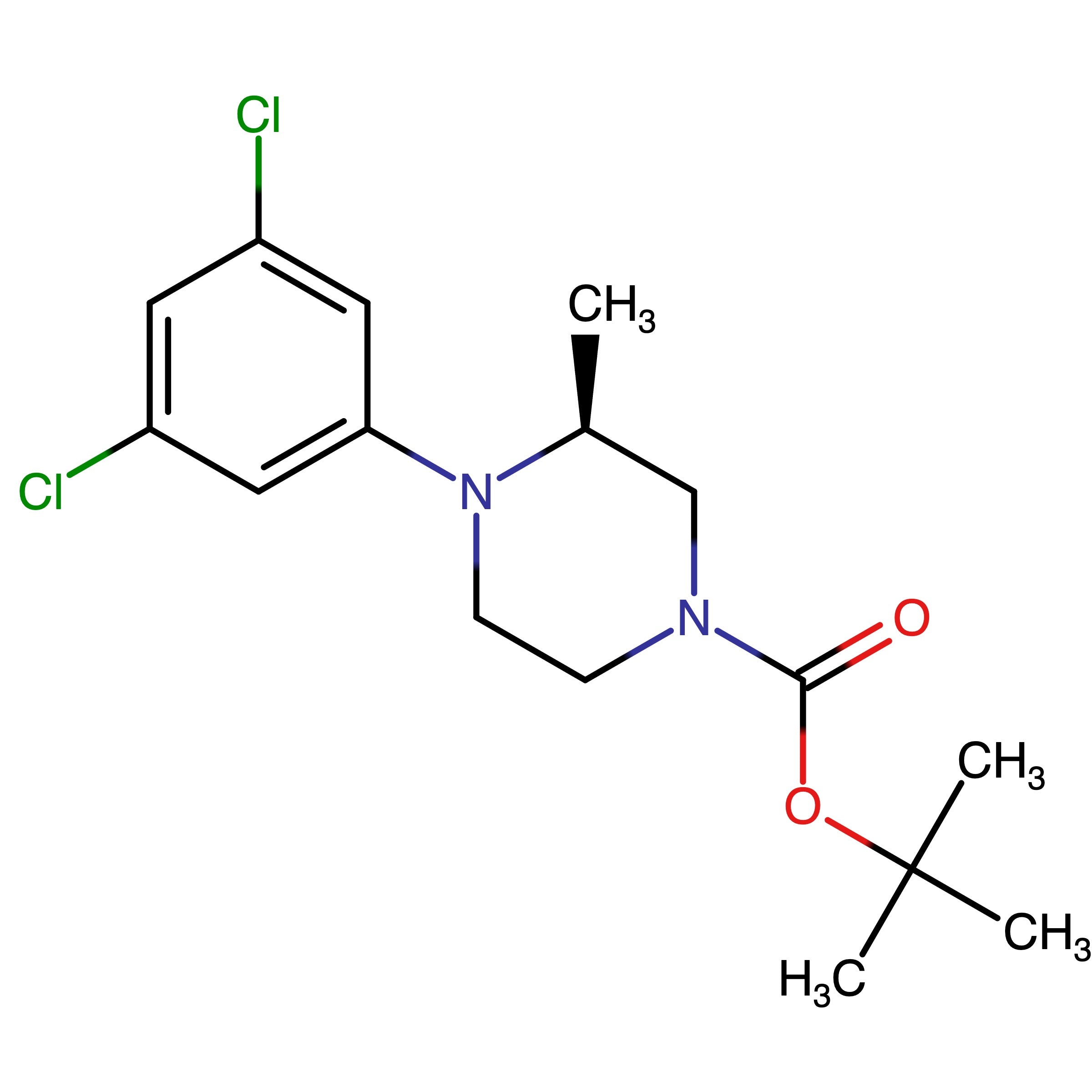 CAS 1957284-80-8 | tert-Butyl (S)-4-(3,5-dichlorophenyl)-3-methylpiperazine-1-carboxylate