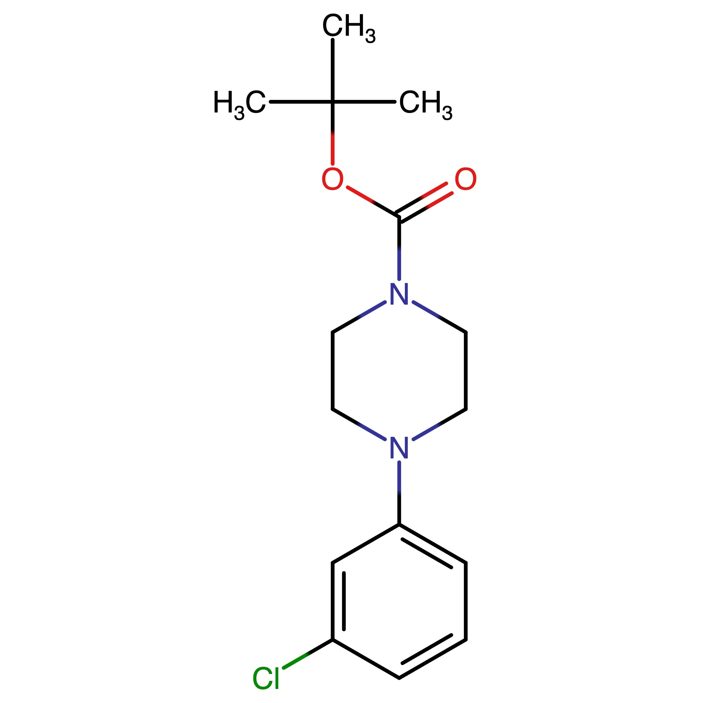 CAS 186790-11-4 | tert-Butyl 4-(3-chlorophenyl)piperazine-1-carboxylate | MFCD11872670