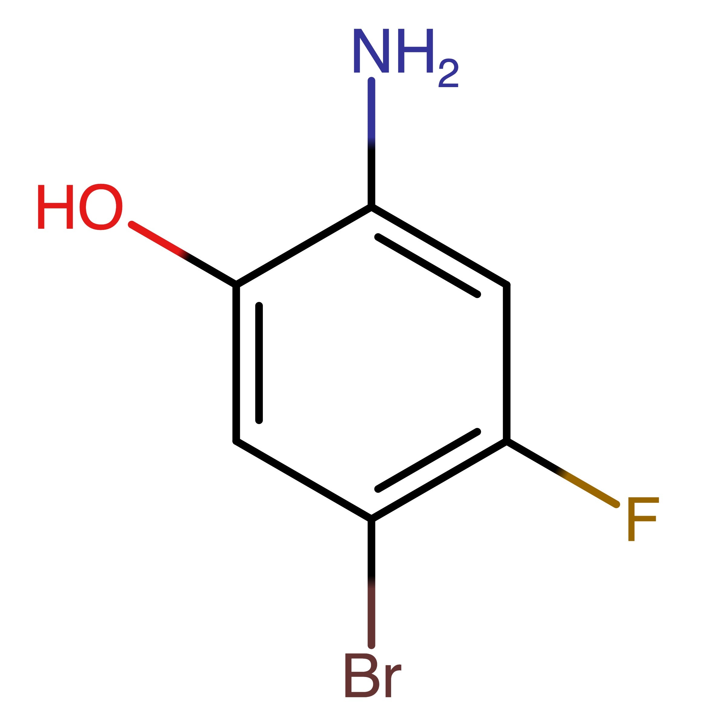 CAS 1037364-36-5 | 2-Amino-5-bromo-4-fluorophenol | MFCD24640741