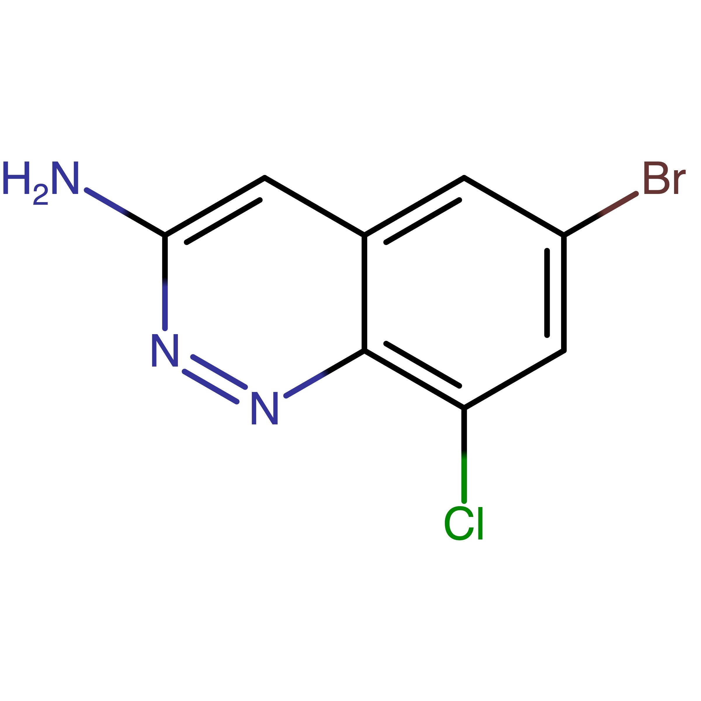 CAS 2413682-62-7 | 6-Bromo-8-chlorocinnolin-3-amine