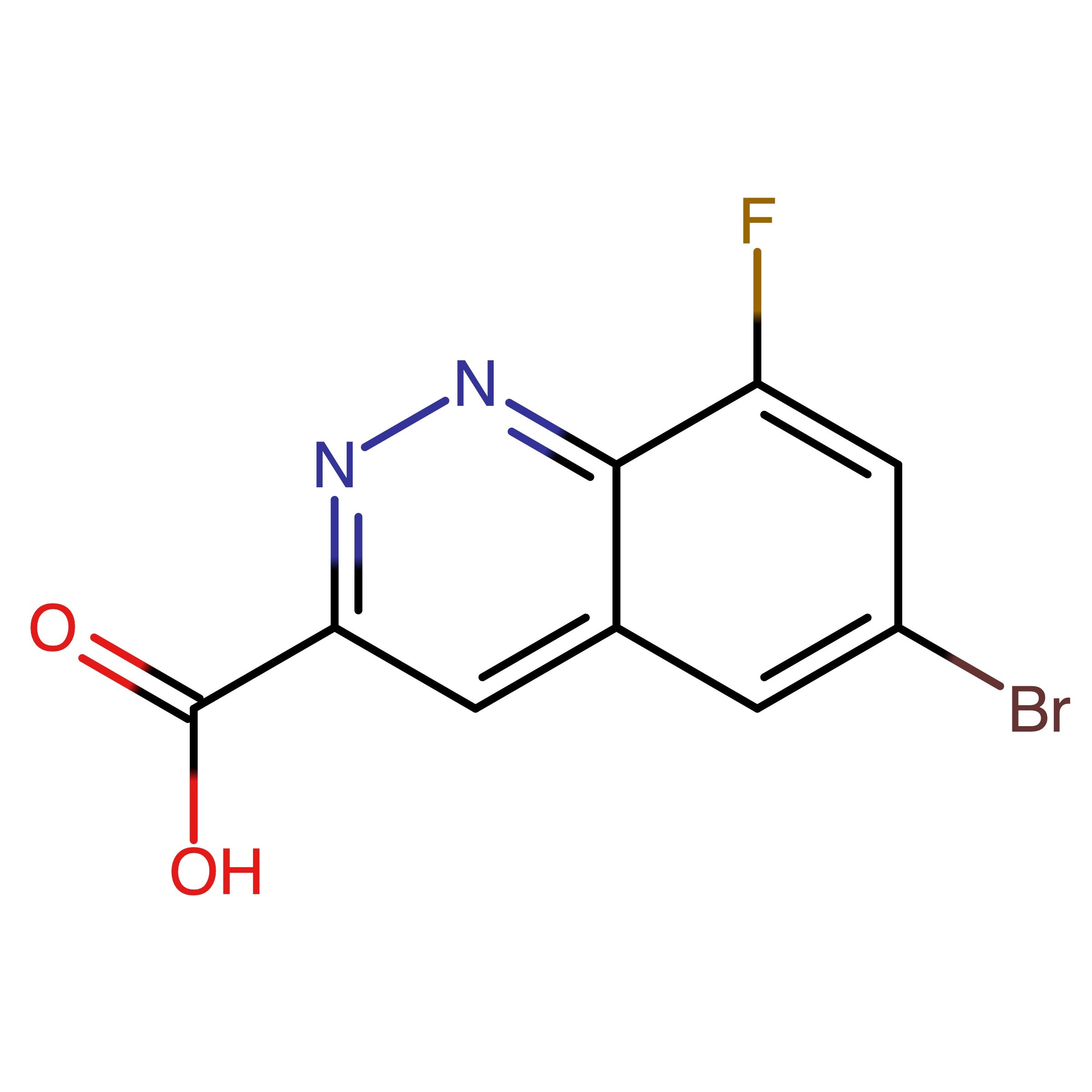 CAS 2721376-47-0 | 6-Bromo-8-fluorocinnoline-3-carboxylic acid