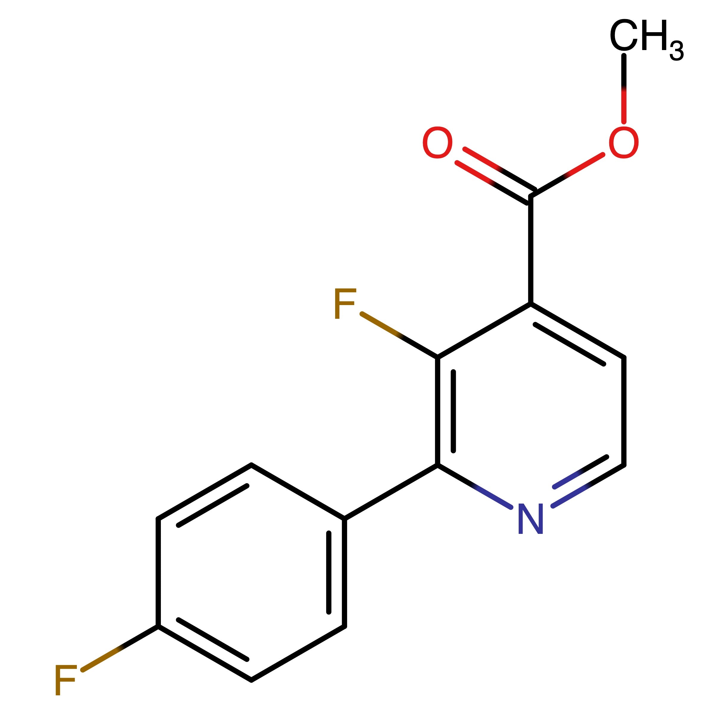 CAS 2734049-08-0 | Methyl 3-fluoro-2-(4-fluorophenyl)isonicotinate