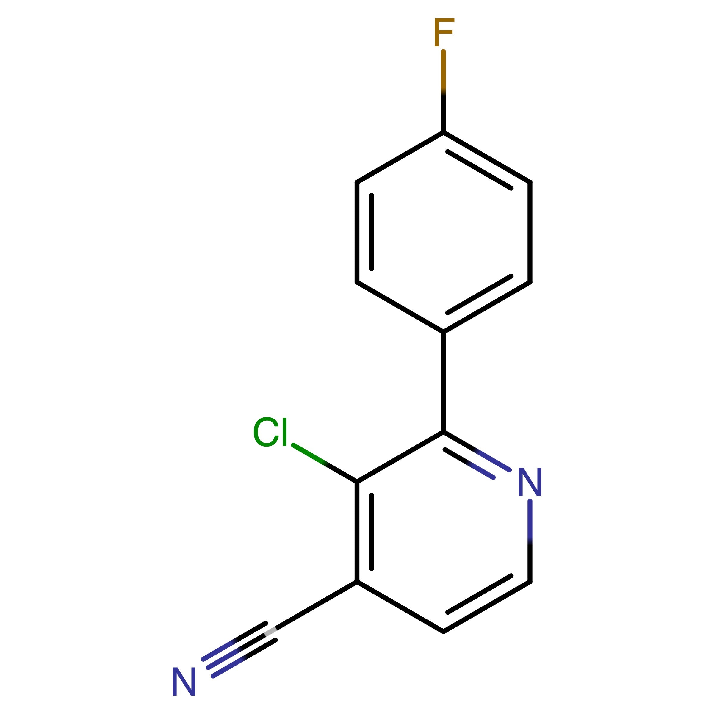 CAS 2734049-22-8 | 3-Chloro-2-(4-fluorophenyl)isonicotinonitrile