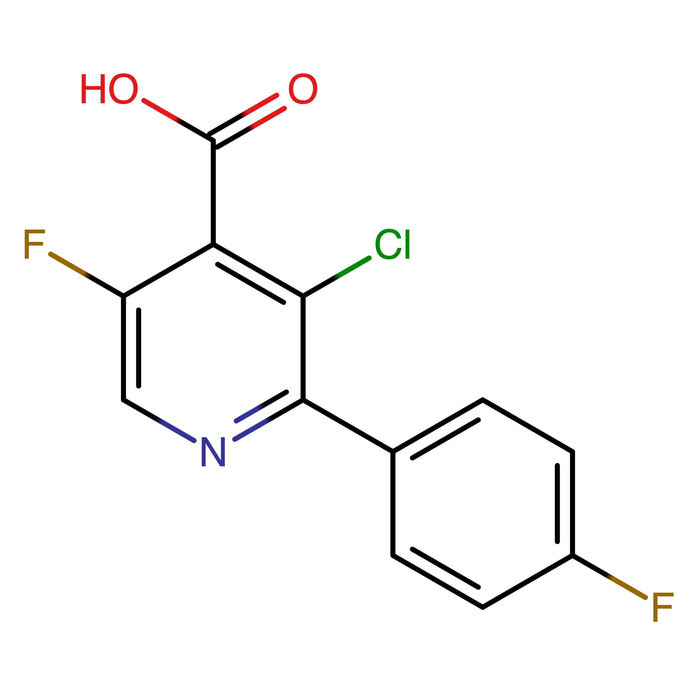 CAS 2734049-84-2 | 3-Chloro-5-fluoro-2-(4-fluorophenyl)isonicotinic acid