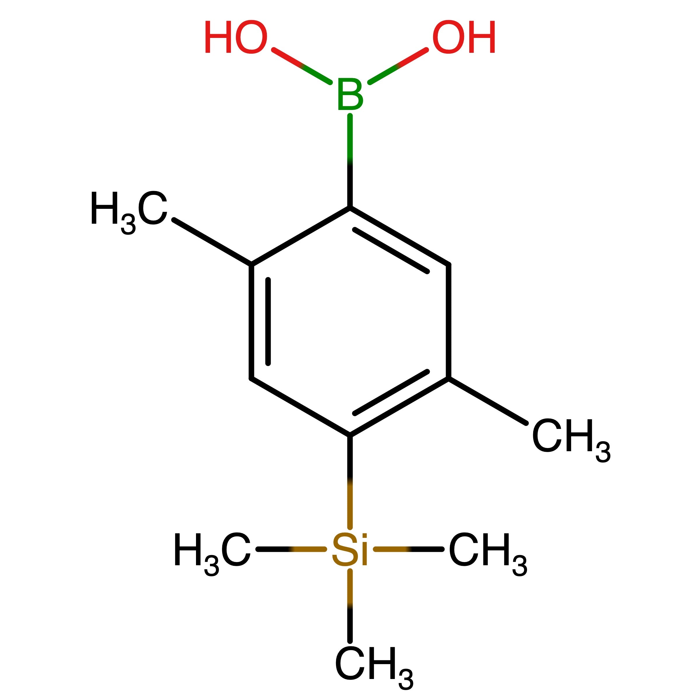 CAS 1059575-28-8 | 2,5-Dimethyl-4-(trimethylsilyl)phenylboronic acid | MFCD31802144