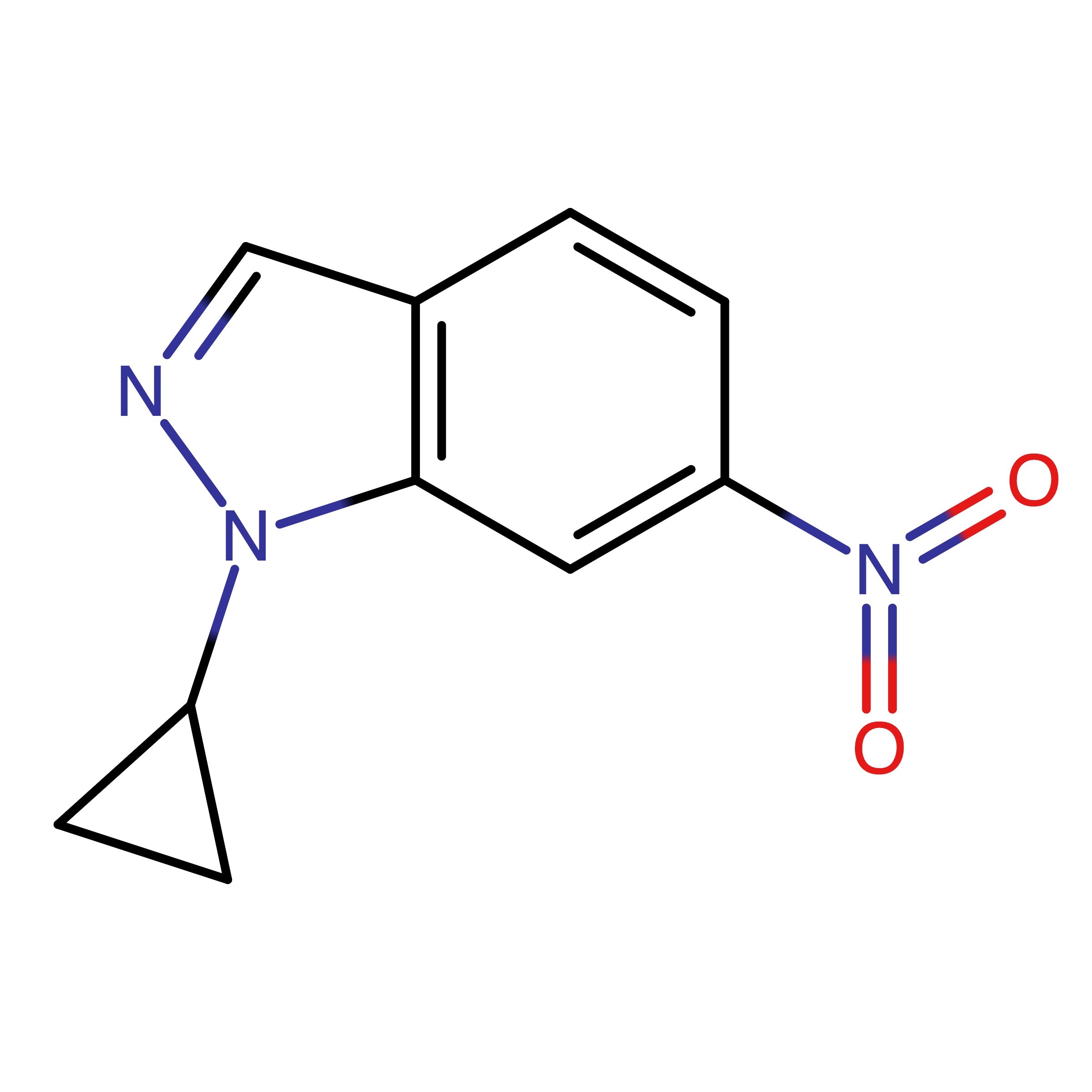 CAS 1190380-54-1 | 1-Cyclopropyl-6-nitro-1H-indazole