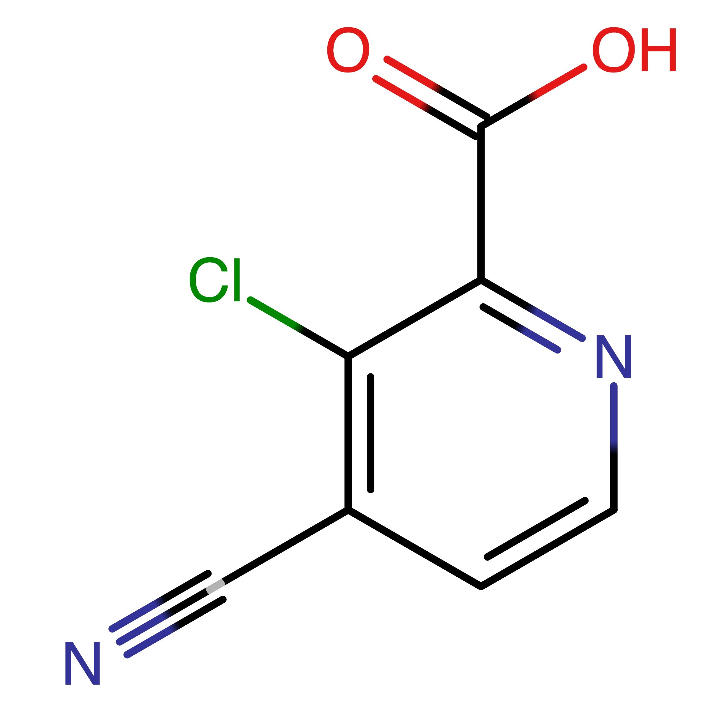 CAS 1805153-36-9 | 3-Chloro-4-cyanopicolinic acid | MFCD28749706