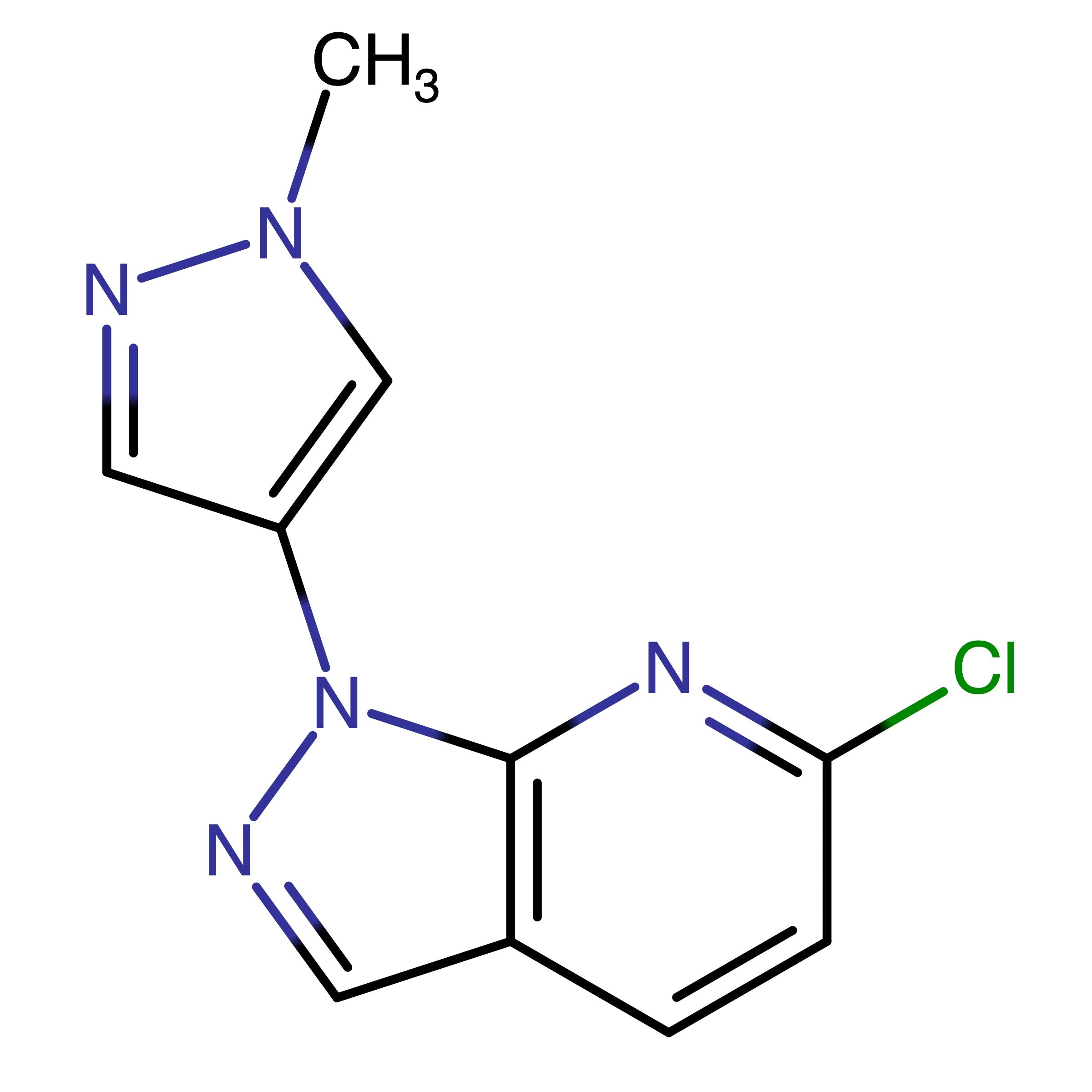 CAS 2803901-33-7 | 6-Chloro-1-(1-methyl-1H-pyrazol-4-yl)-1H-pyrazolo[3,4-b]pyridine