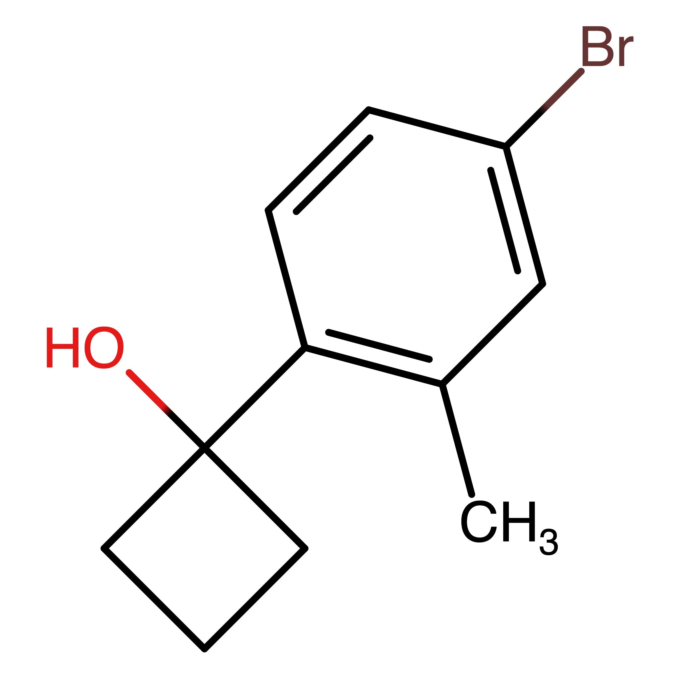 CAS 1467060-73-6 | 1-(4-Bromo-2-methylphenyl)cyclobutan-1-ol | MFCD28133748