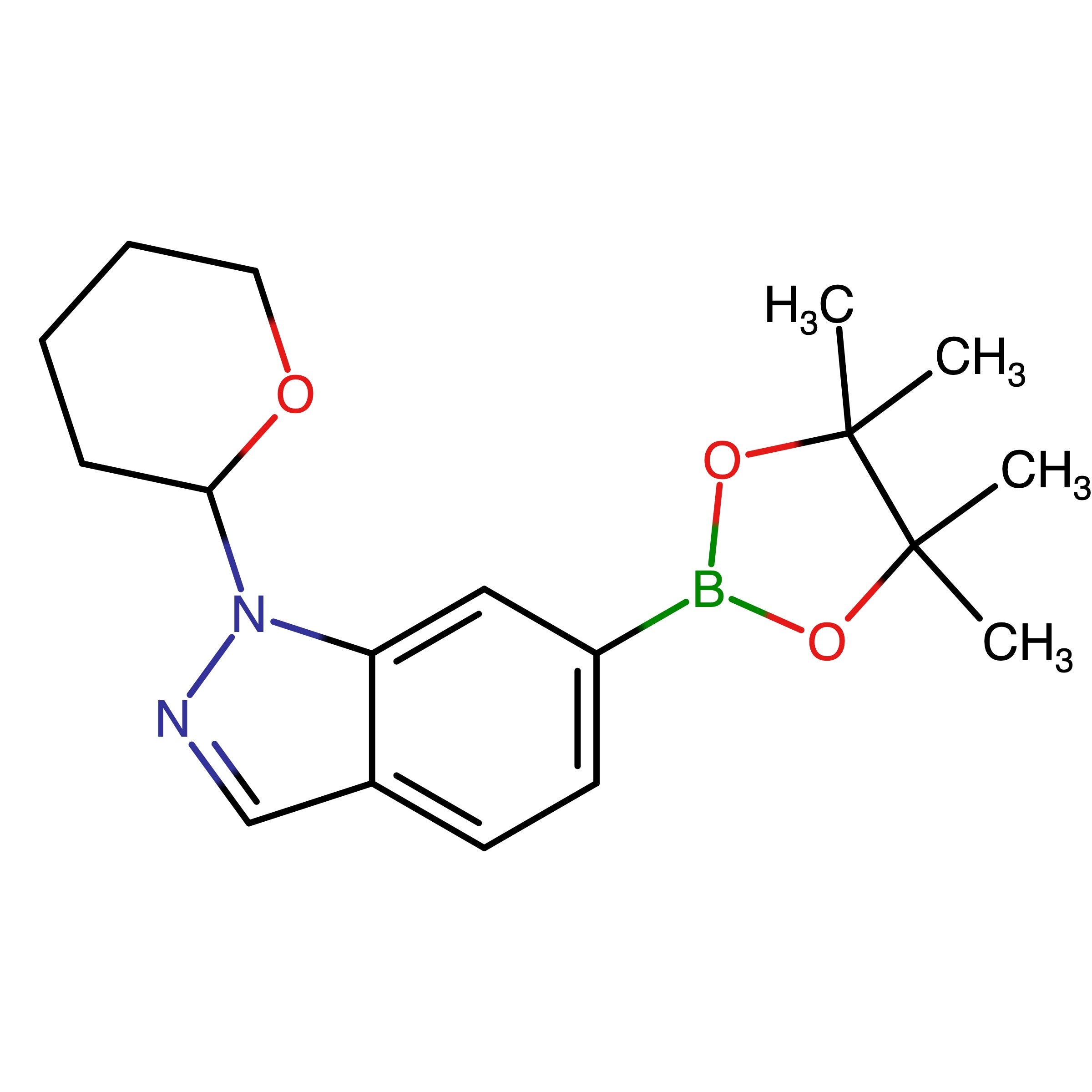 CAS 1158680-98-8 | 1-(Tetrahydro-2H-pyran-2-yl)-6-(4,4,5,5-tetramethyl-1,3,2-dioxaborolan-2-yl)-1H-indazole | MFCD19689516
