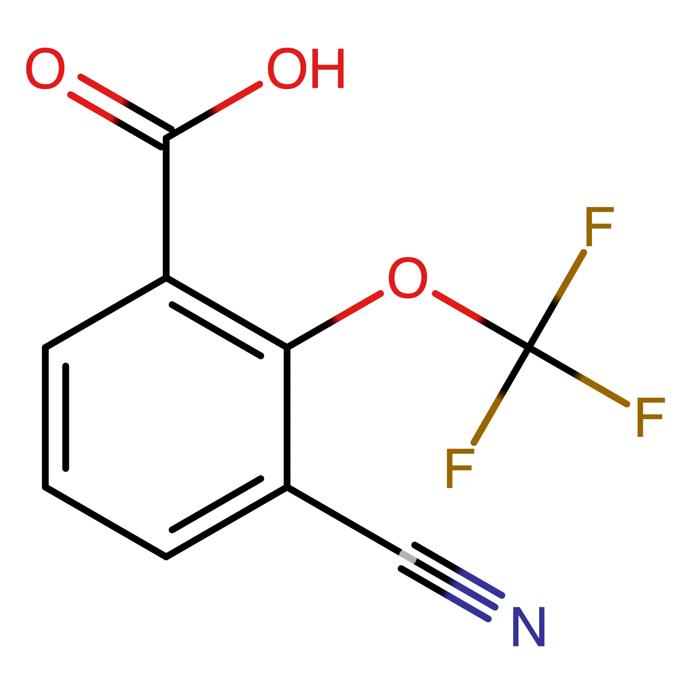 CAS 1807046-75-8 | 3-Cyano-2-(trifluoromethoxy)benzoic acid