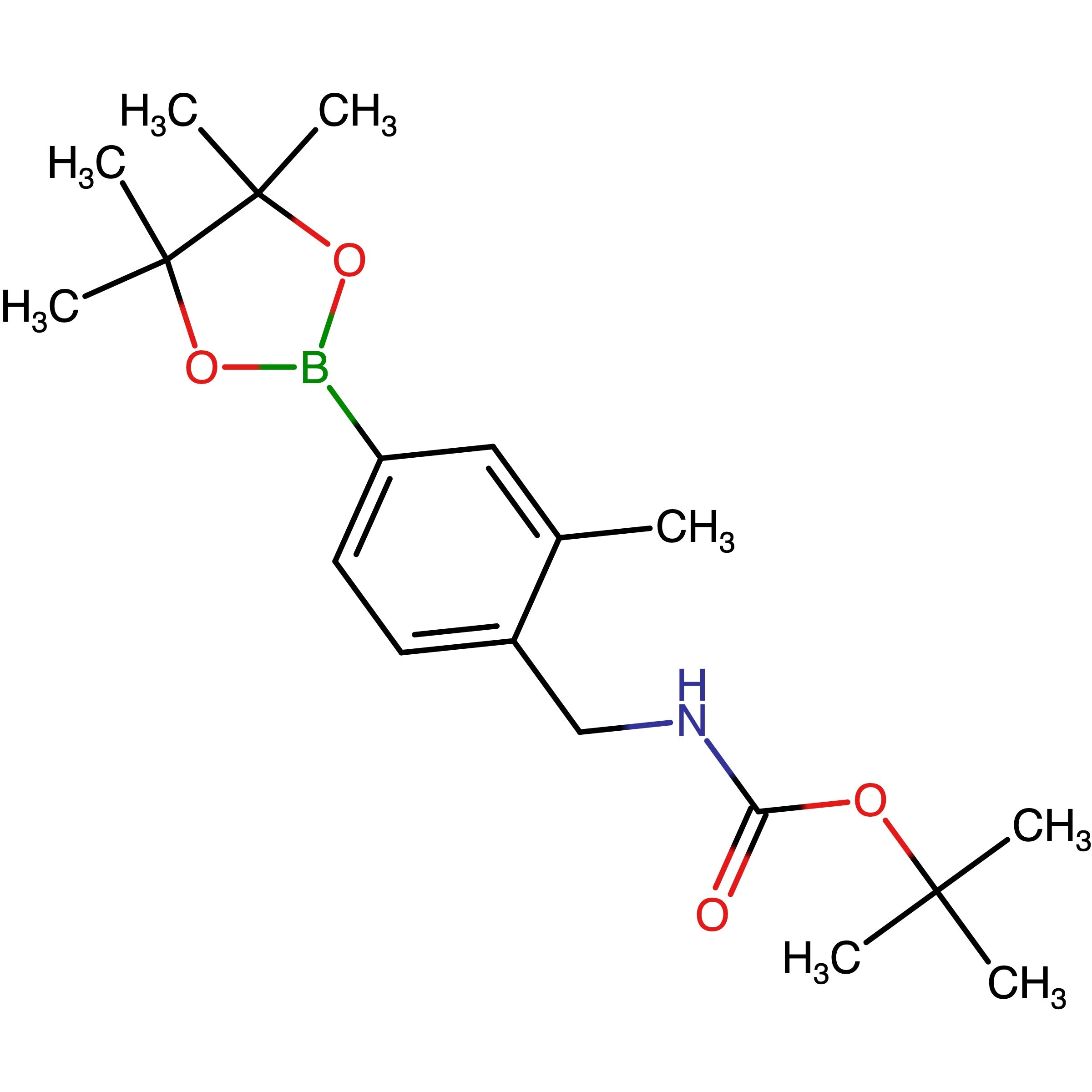 CAS 1798791-43-1 | tert-Butyl [[2-methyl-4-(4,4,5,5-tetramethyl-1,3,2-dioxaborolan-2-yl)phenyl]methyl]carbamate | MFCD30377287