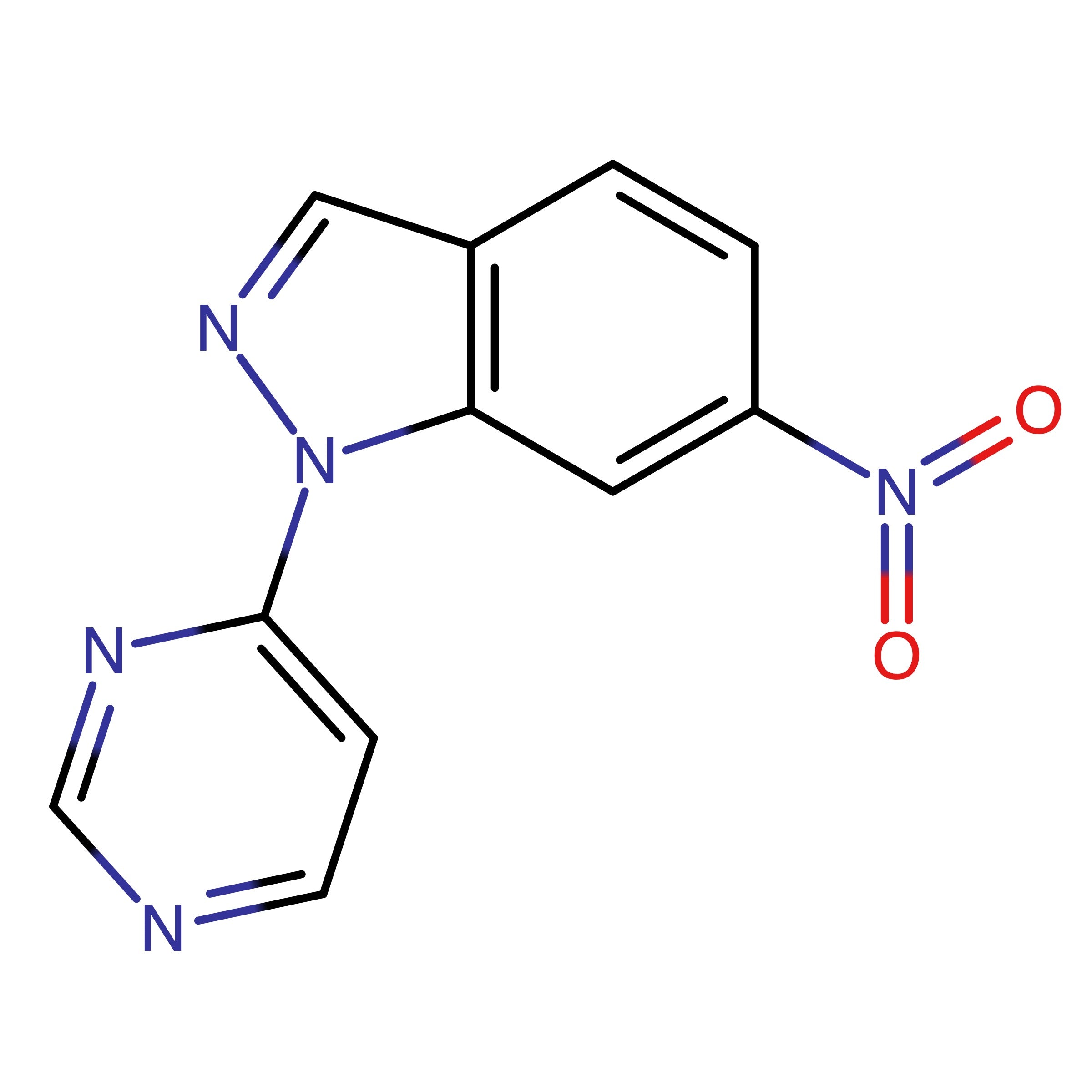 CAS 2803902-53-4 | 6-Nitro-1-(pyrimidin-4-yl)-1H-indazole
