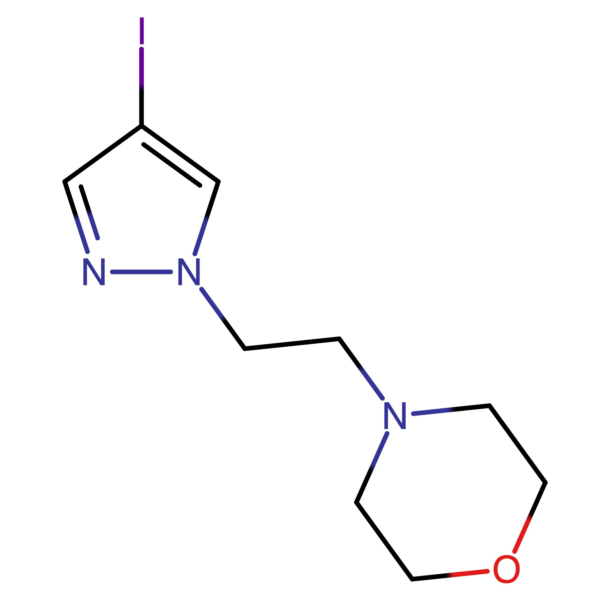 CAS 879488-16-1 | 4-(2-(4-Iodo-1H-pyrazol-1-yl)ethyl)morpholine | MFCD17167293