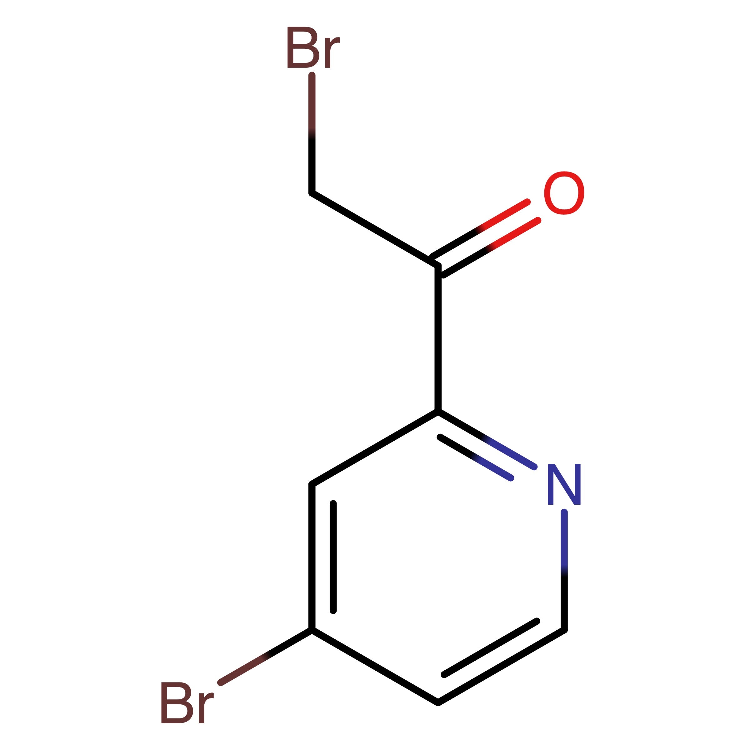 CAS 1824264-90-5 | 2-Bromo-1-(4-bromopyridin-2-yl)ethan-1-one | MFCD28131959
