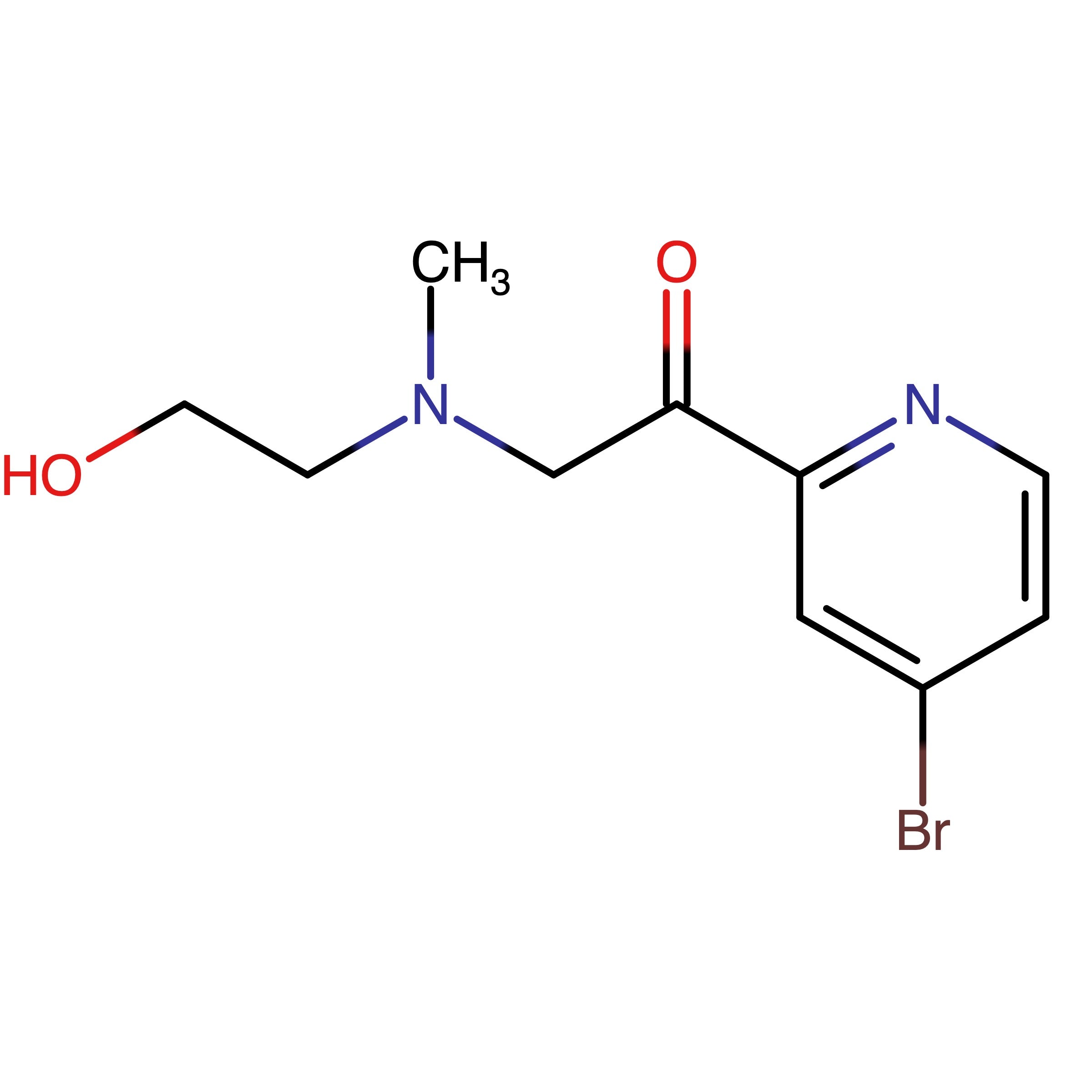CAS 2803902-69-2 | 1-(4-Bromopyridin-2-yl)-2-((2-hydroxyethyl)(methyl)amino)ethan-1-one