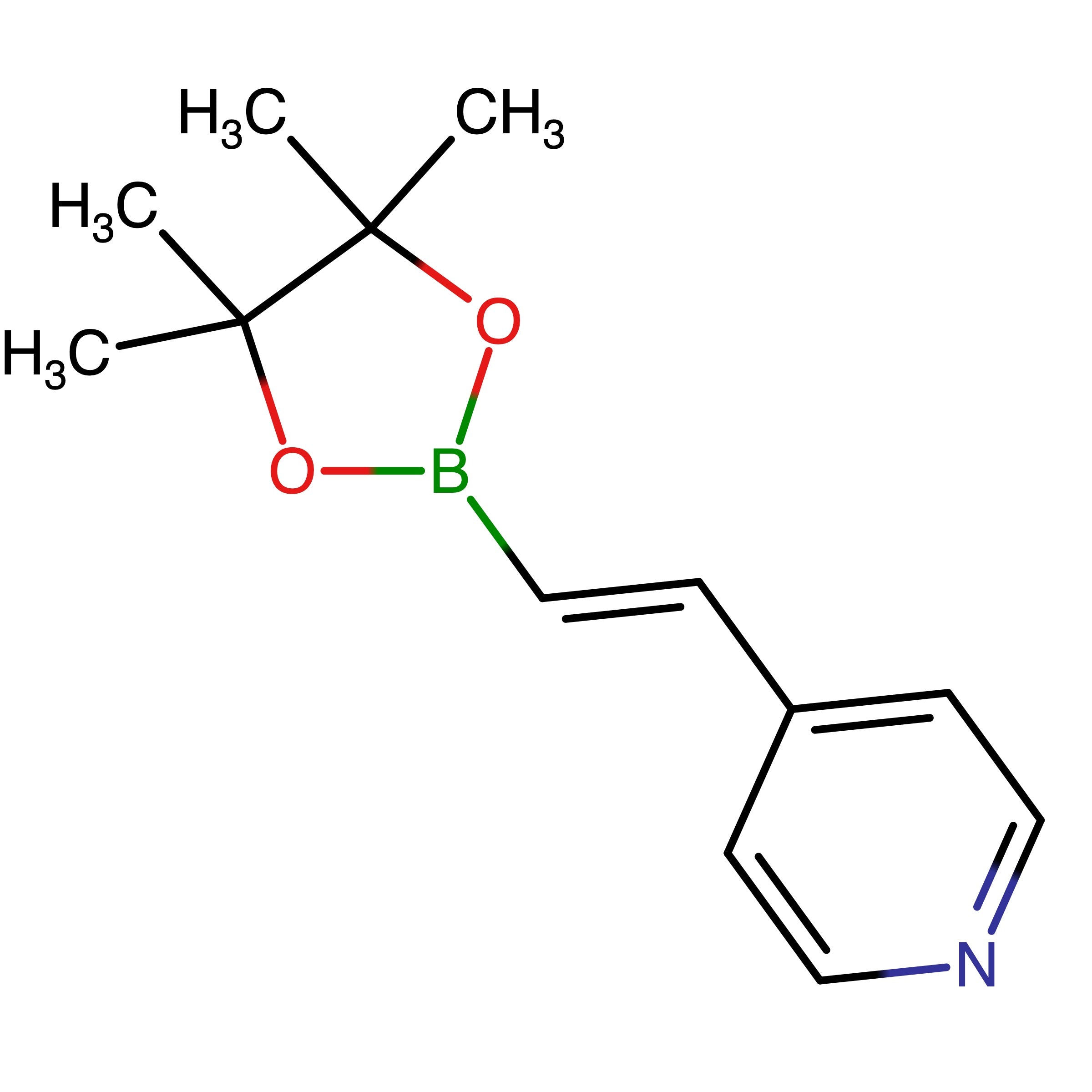 CAS 1015243-13-6 | (E)-4-(2-(4,4,5,5-Tetramethyl-1,3,2-dioxaborolan-2-yl)vinyl)pyridine | MFCD22189137