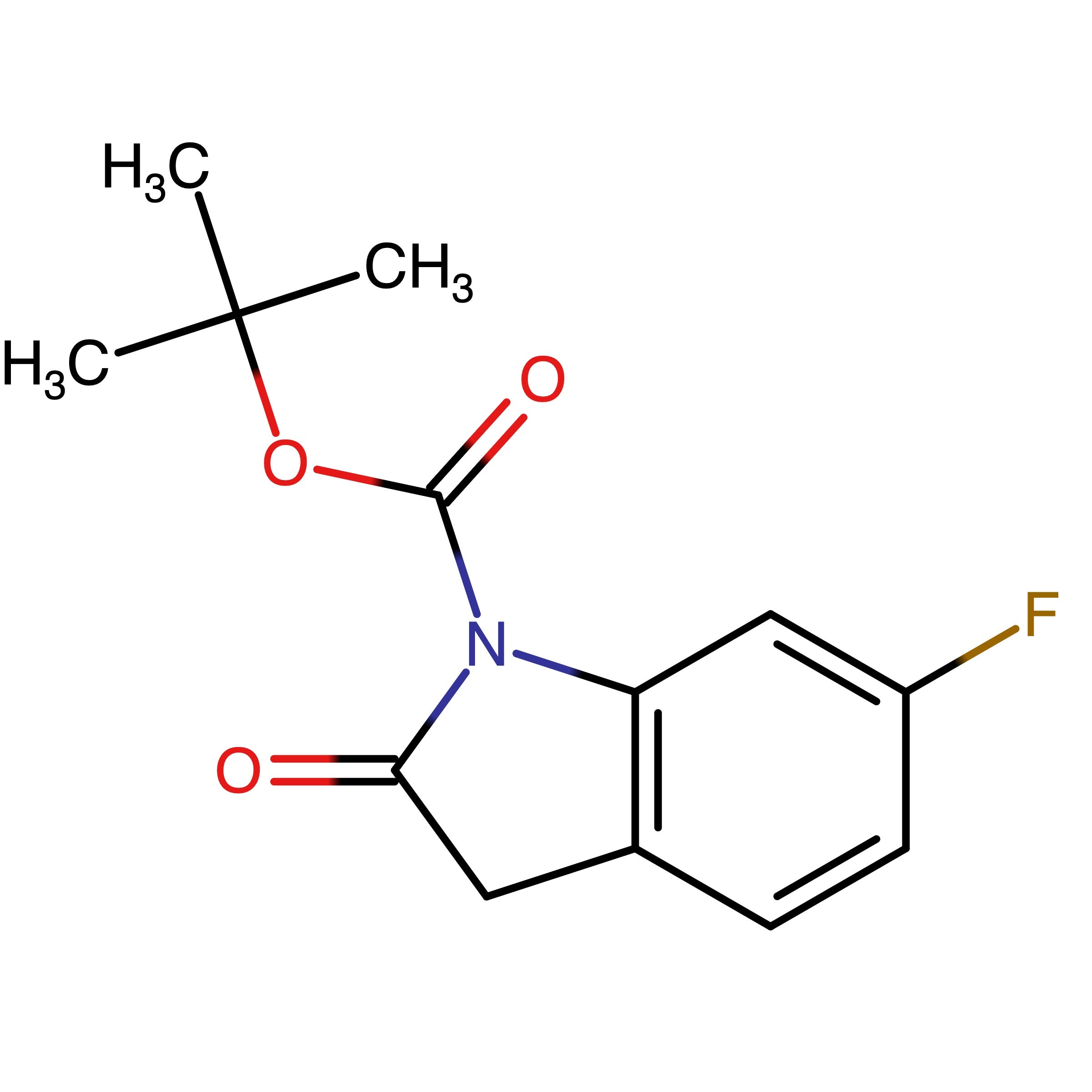 CAS 1800260-53-0 | tert-Butyl 6-fluoro-2-oxoindoline-1-carboxylate