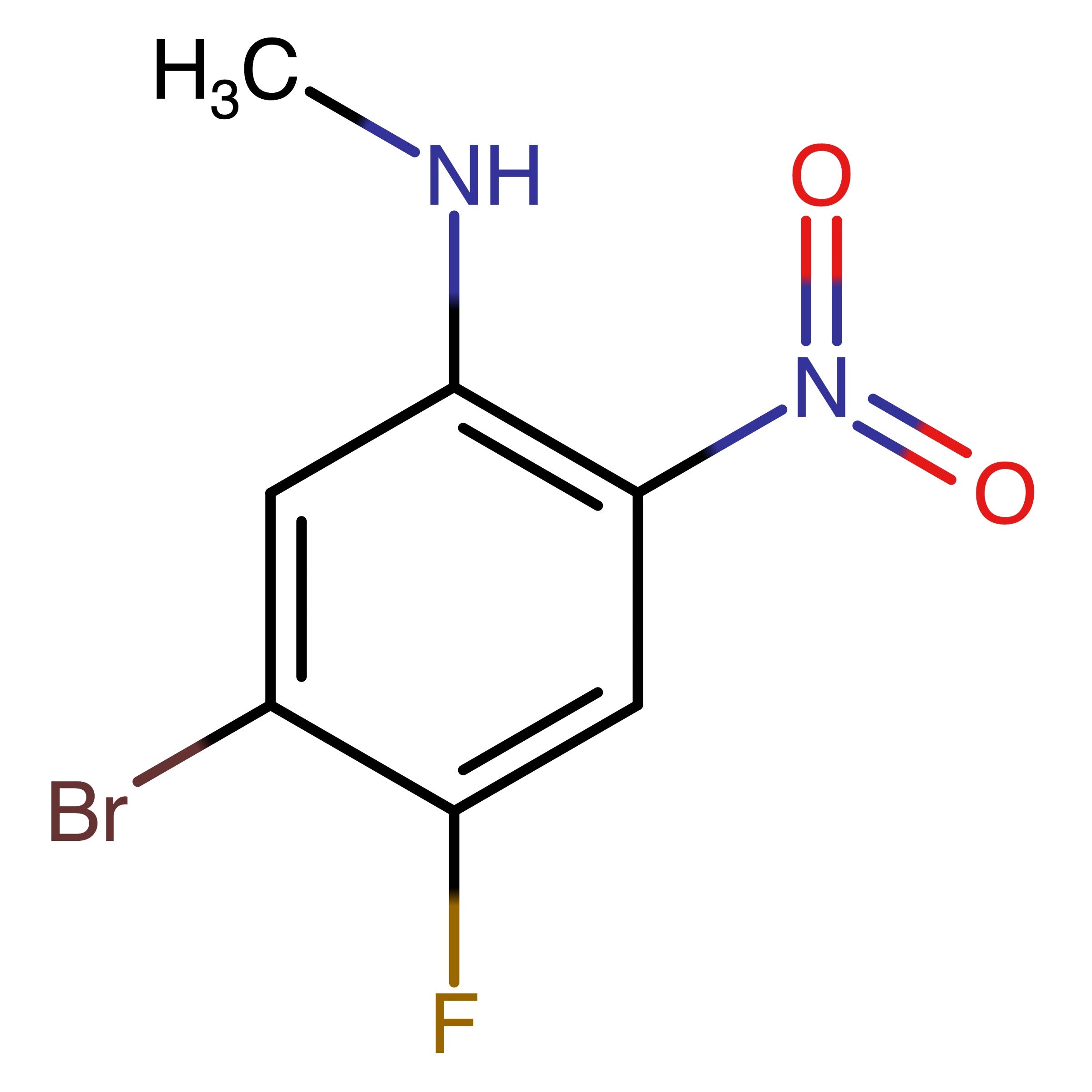 CAS 1356483-97-0 | 5-Bromo-4-fluoro-N-methyl-2-nitroaniline | MFCD30073170
